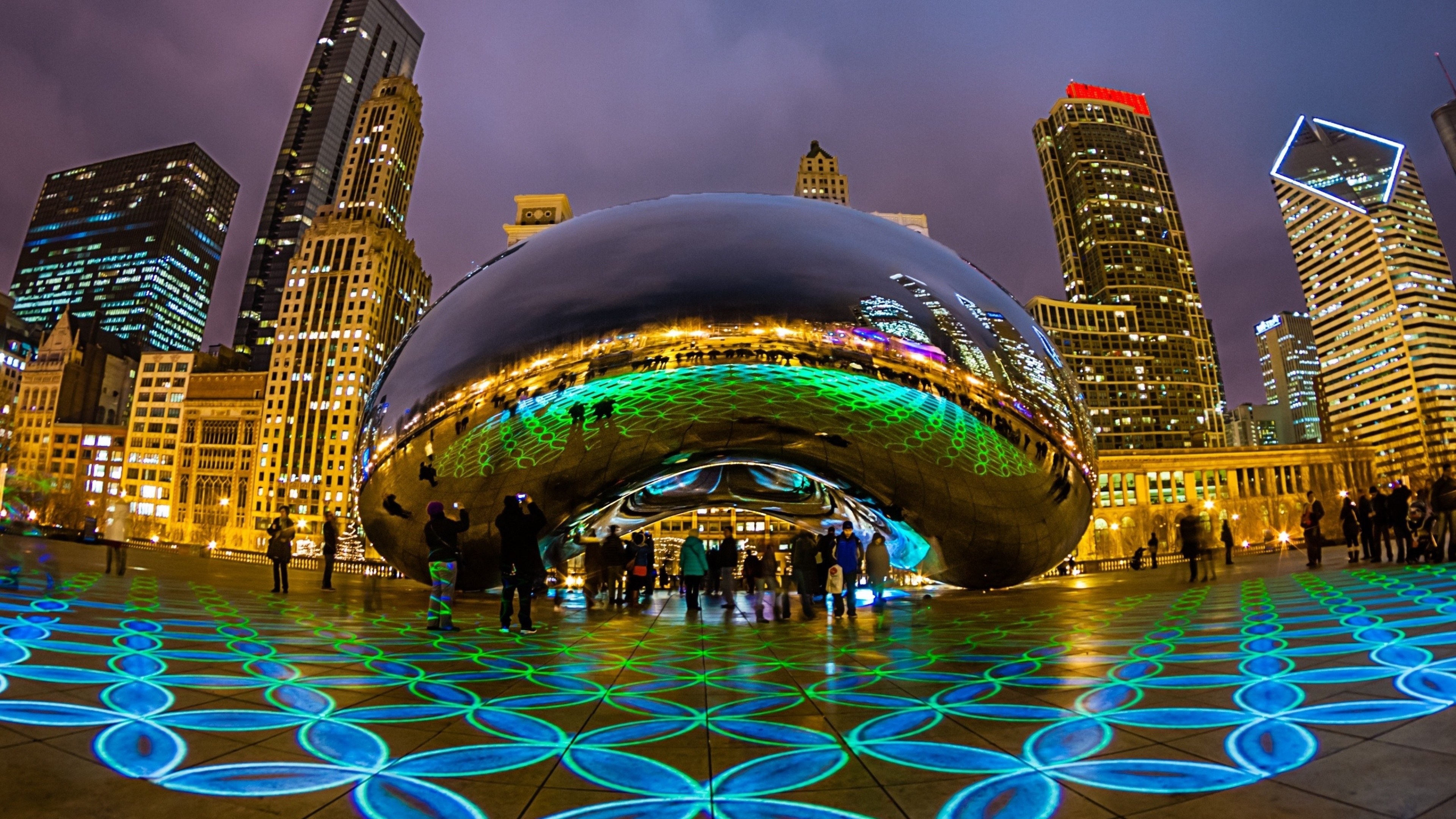 Chicago buildings, Skyscraper marvels, HDR photography, Ultra HD, 3840x2160 4K Desktop