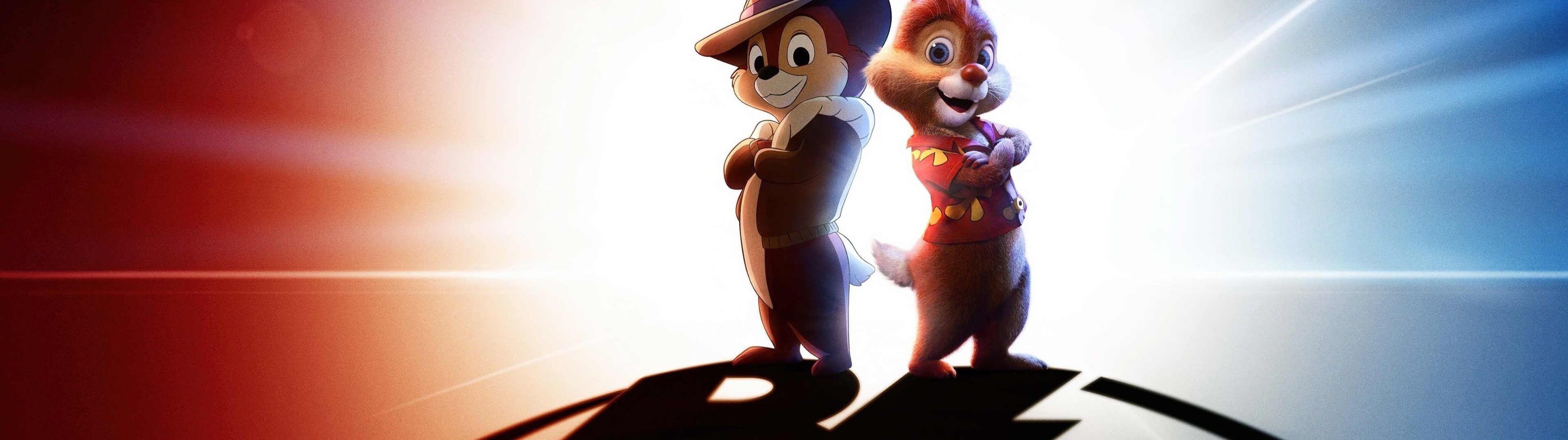 Chip 'n' Dale: Rescue Rangers, 4K wallpaper, Walt Disney animation, Highly anticipated movie, 3840x1080 Dual Screen Desktop