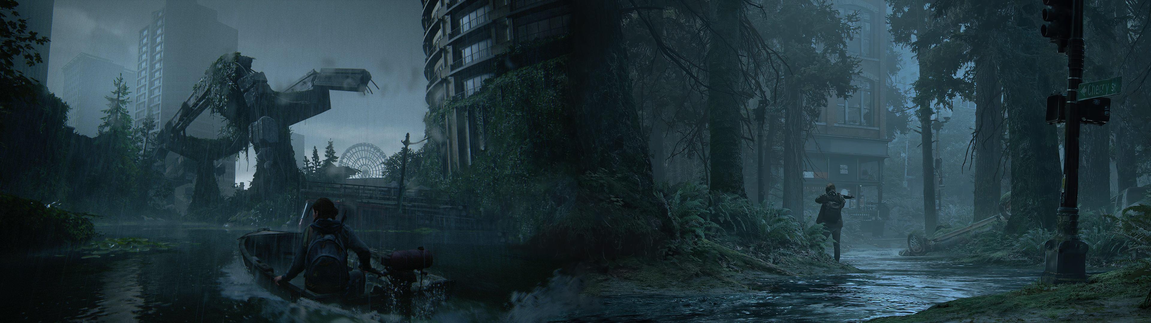 The Last of Us Part II, Dual Monitor Wallpaper, 3840x1080 Dual Screen Desktop