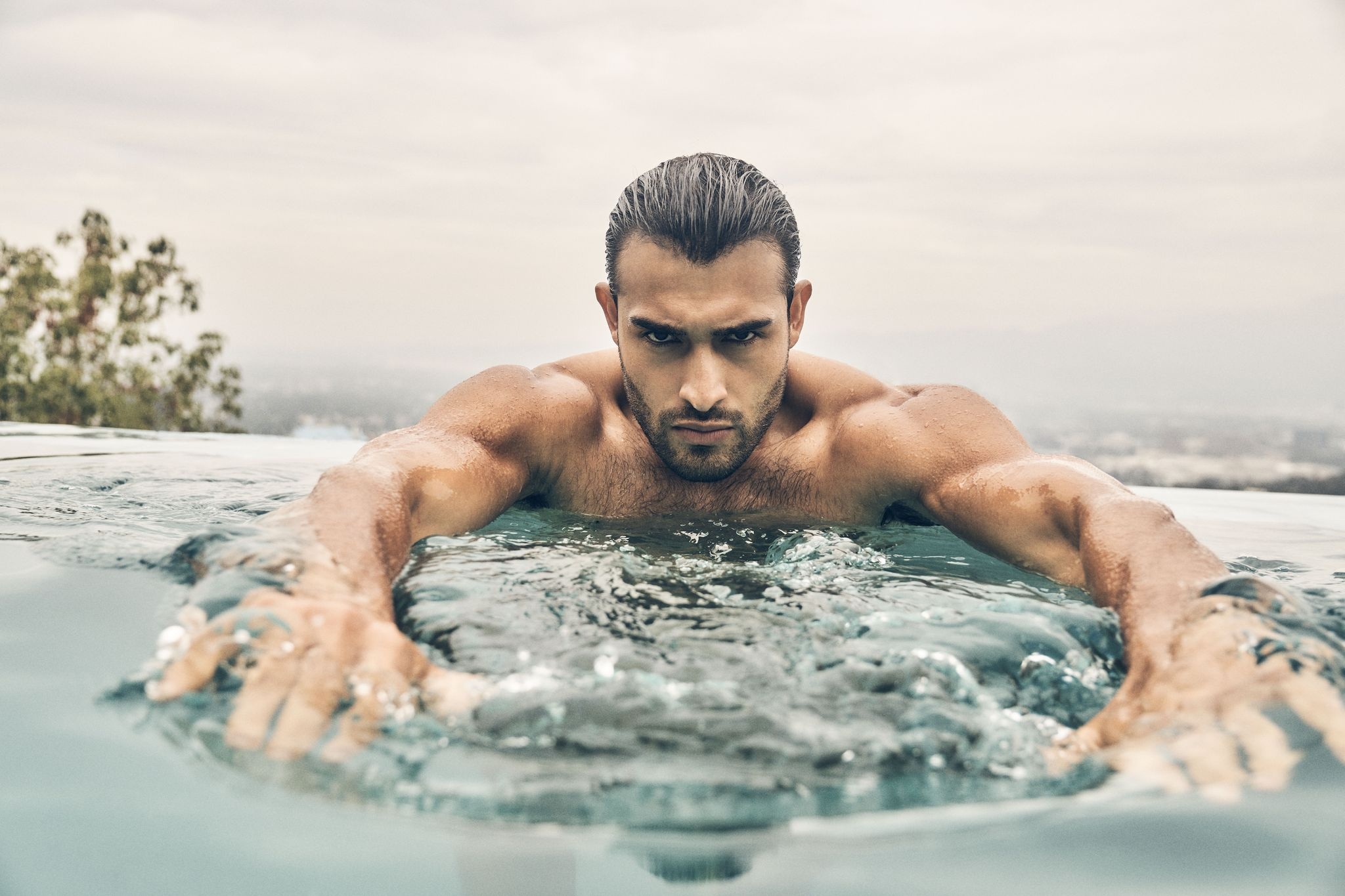 Sam Asghari, Stay fit, Handles fame, Mens Health Magazine, 2050x1370 HD Desktop