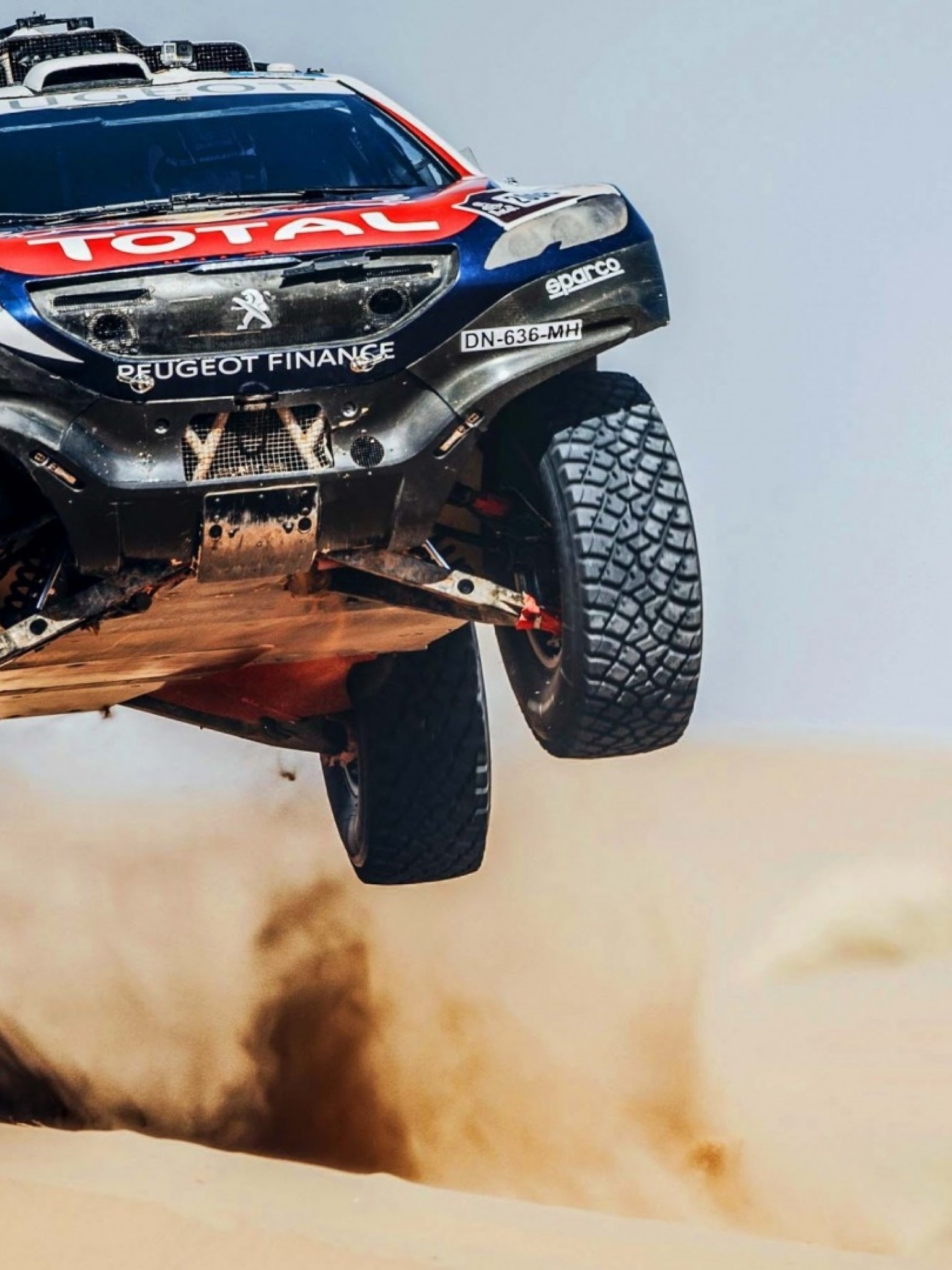 Peugeot 2008 DKR, Dakar Rally Wallpaper, 1540x2050 HD Phone