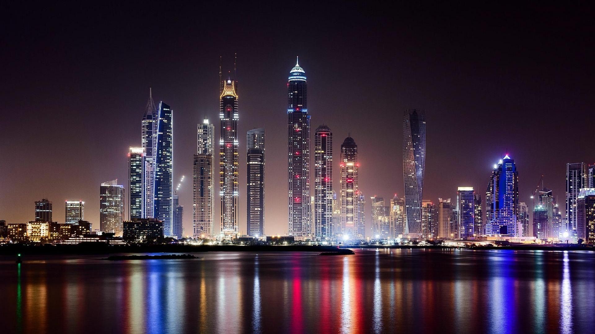 Dubai HD wallpapers, Dubai skyline, Skyscrapers, Dubai city, 1920x1080 Full HD Desktop