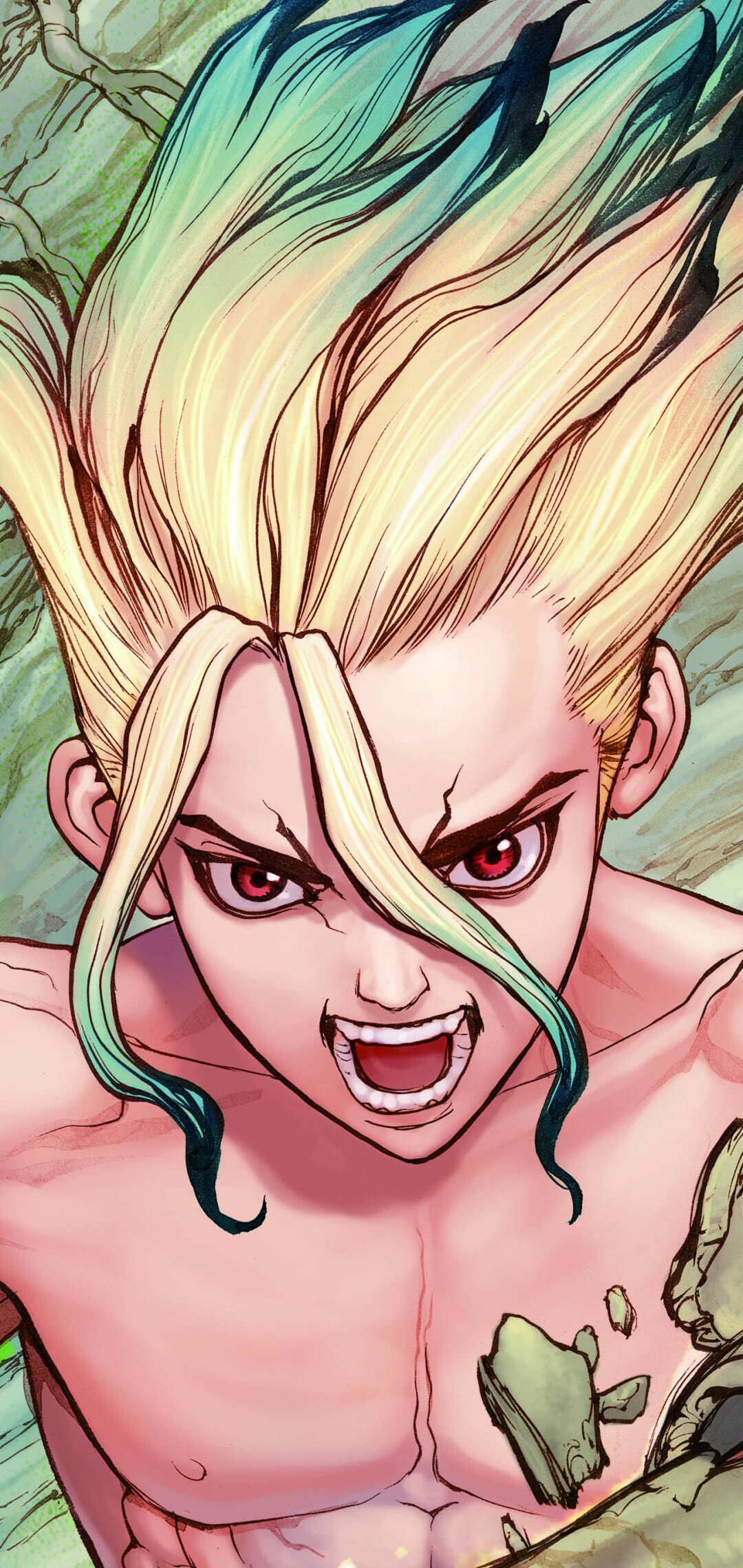 Dr. Stone anime, Dr Stone wallpapers, Background download, 1080x2280 HD Phone