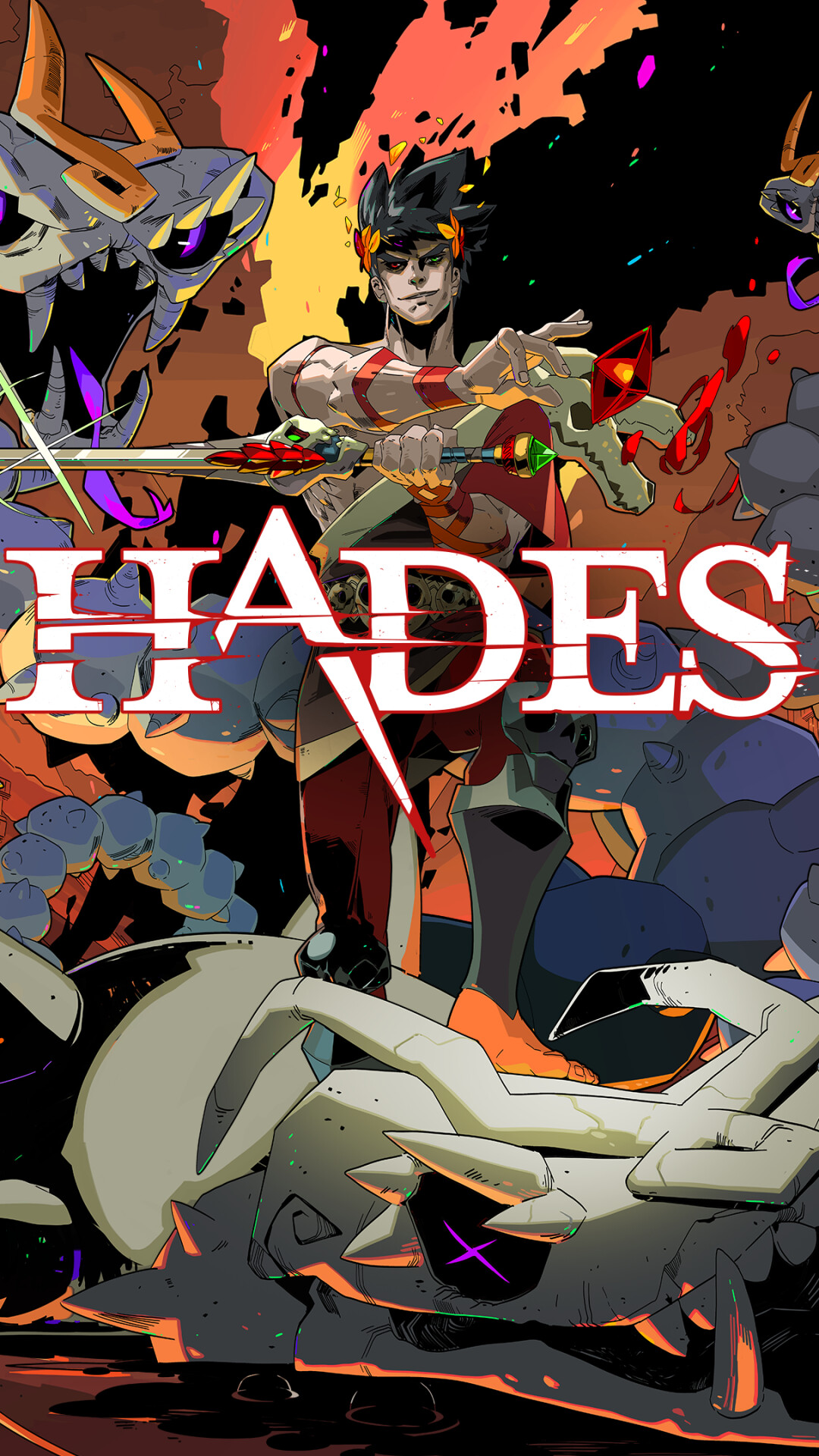 Hades video game, Intense gaming experience, Digital adventure, Epic battles, 1080x1920 Full HD Phone