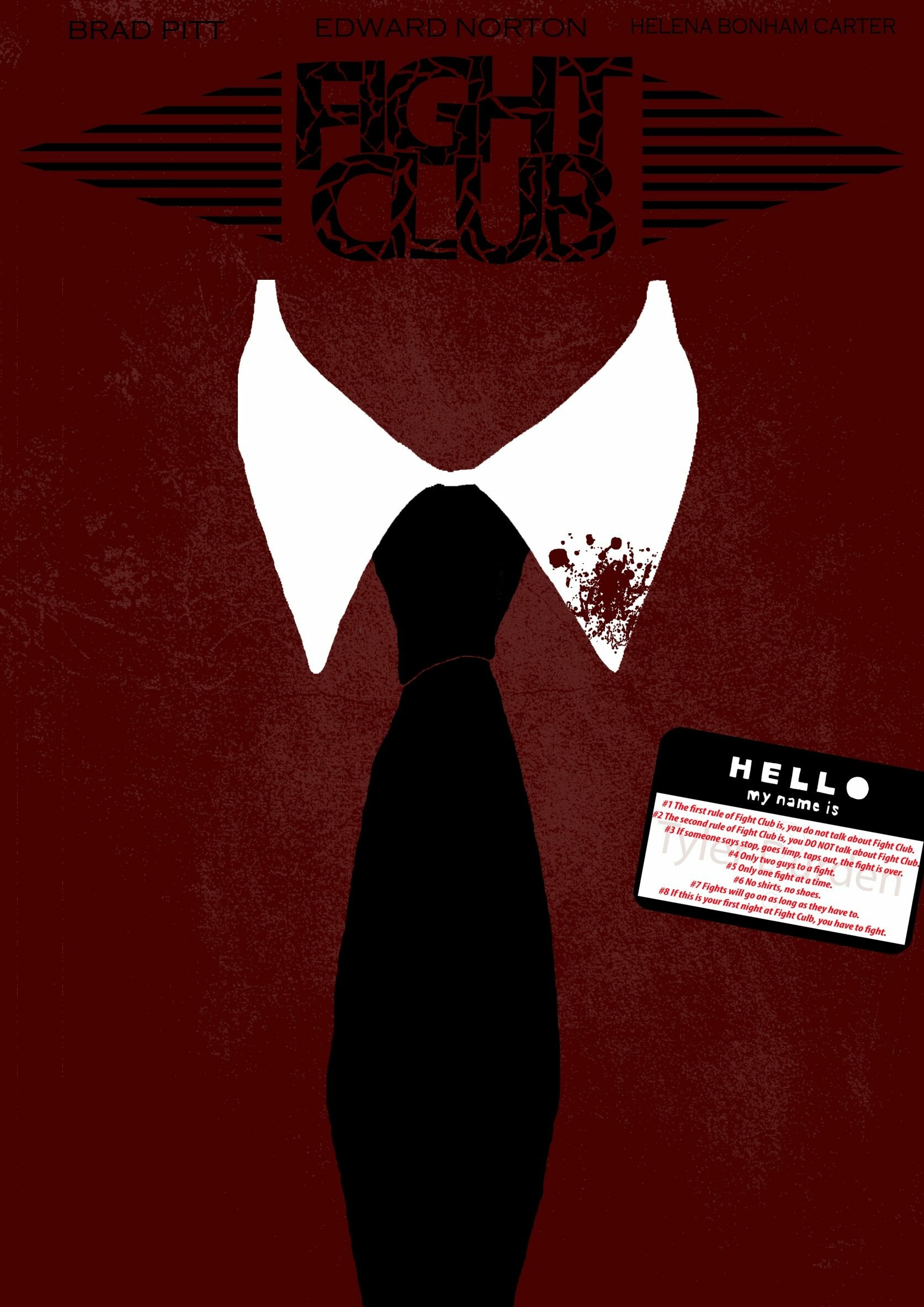 Fight Club, Film poster, Russian constructivism, 1680x2370 HD Phone