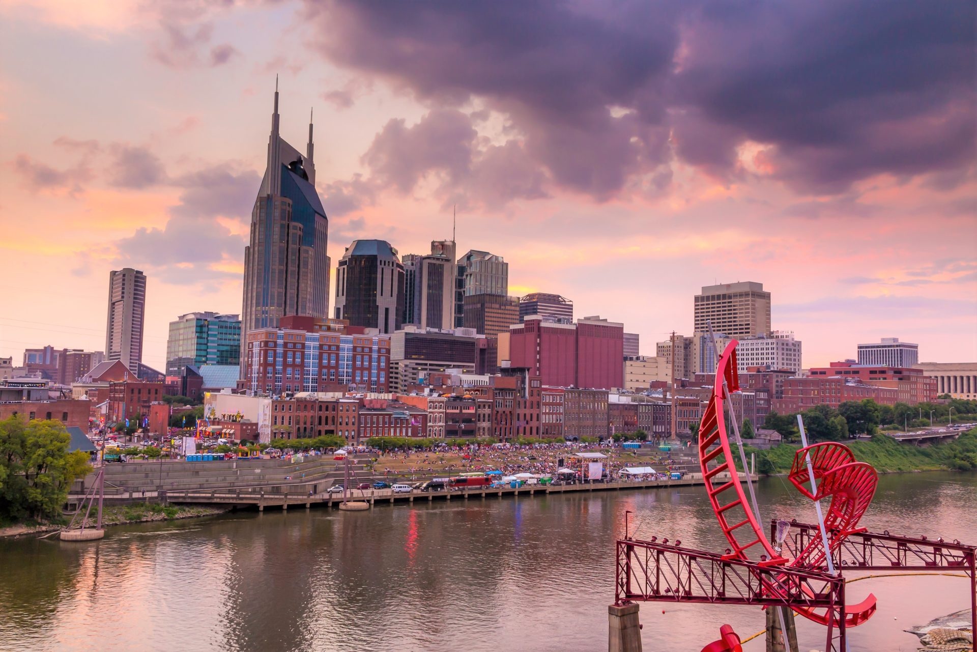 Nashville Skyline, Real estate investment, Reasons to invest, Nashville growth, 1920x1290 HD Desktop