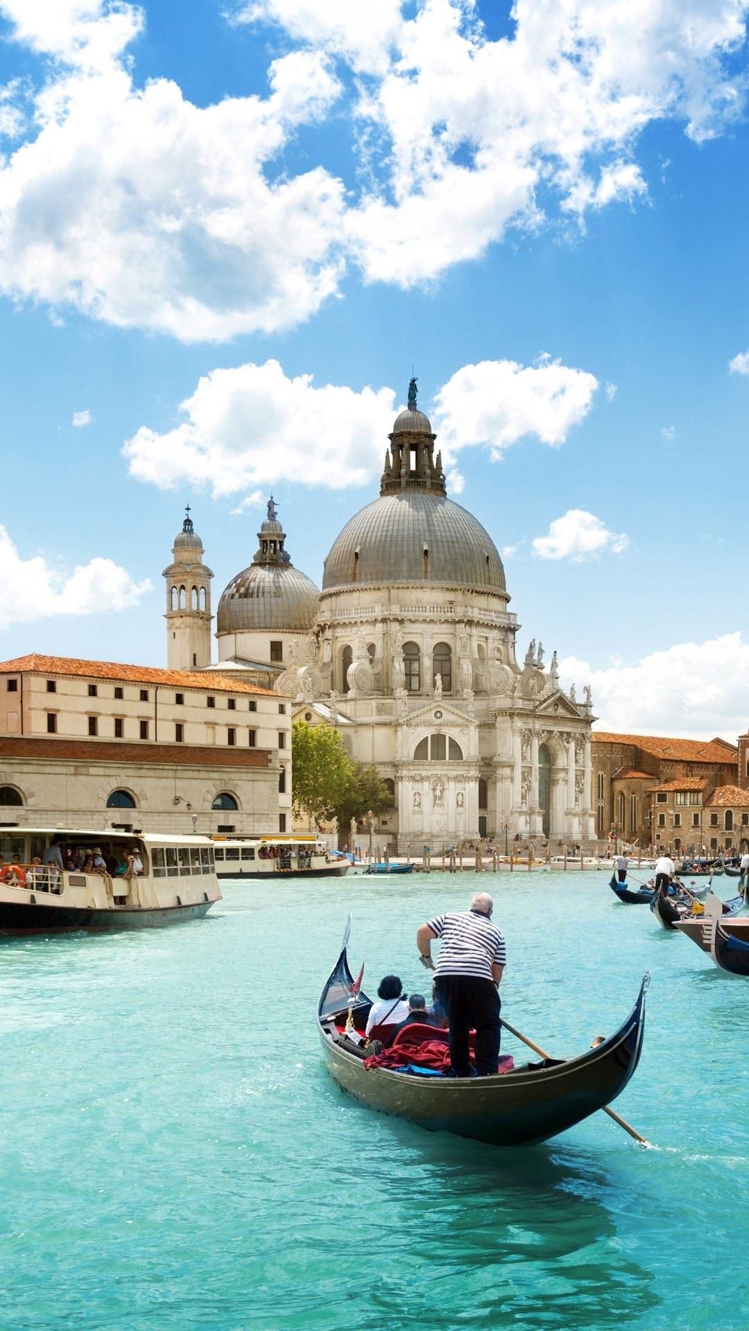 Venice water wallpaper, Captivating view, Urban canal, Gondola ride, 1080x1920 Full HD Phone