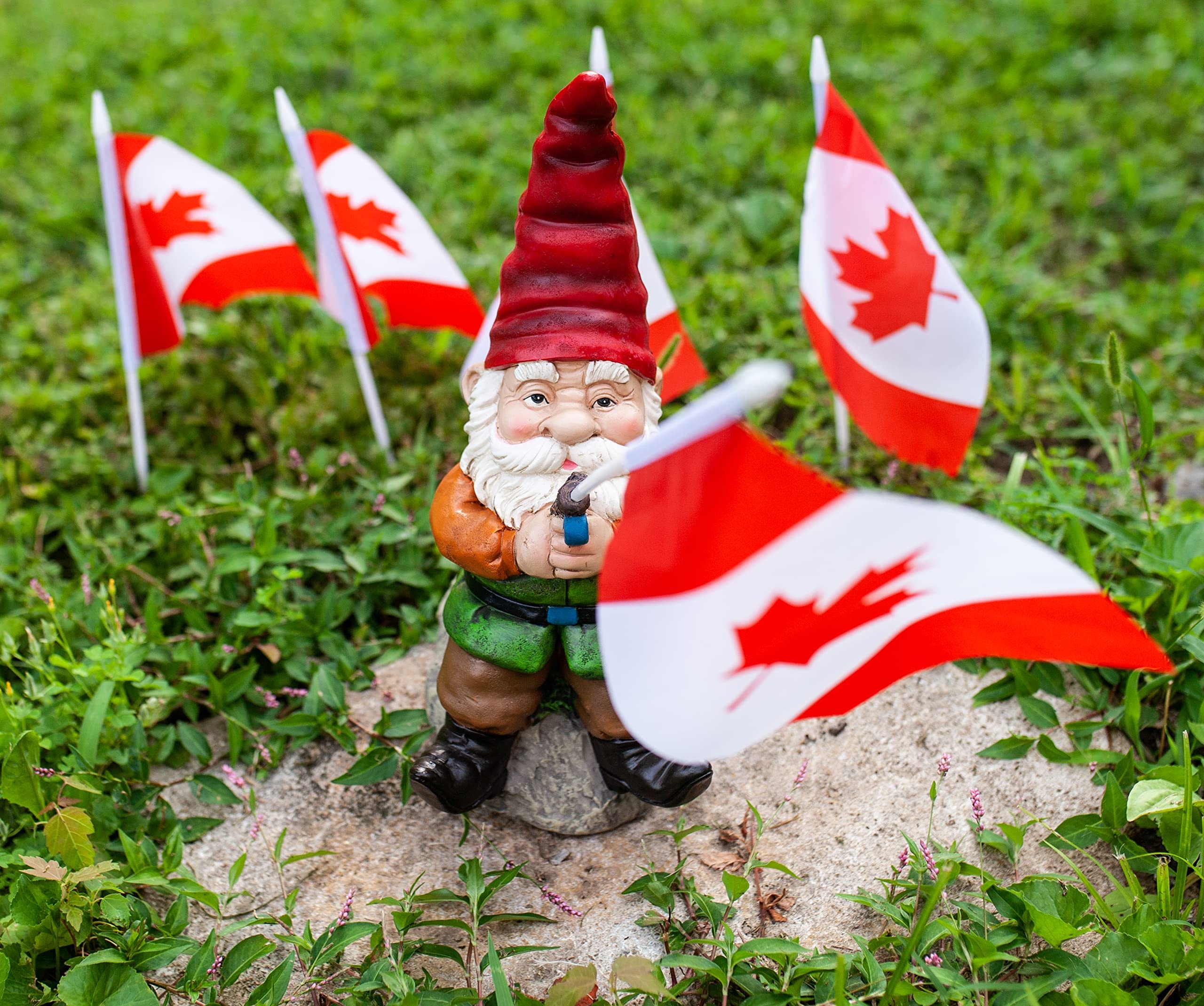 Exhart Good Time Fishing, Frank the Gnome, Fishing Rod Decor, Fisherman, 2560x2140 HD Desktop