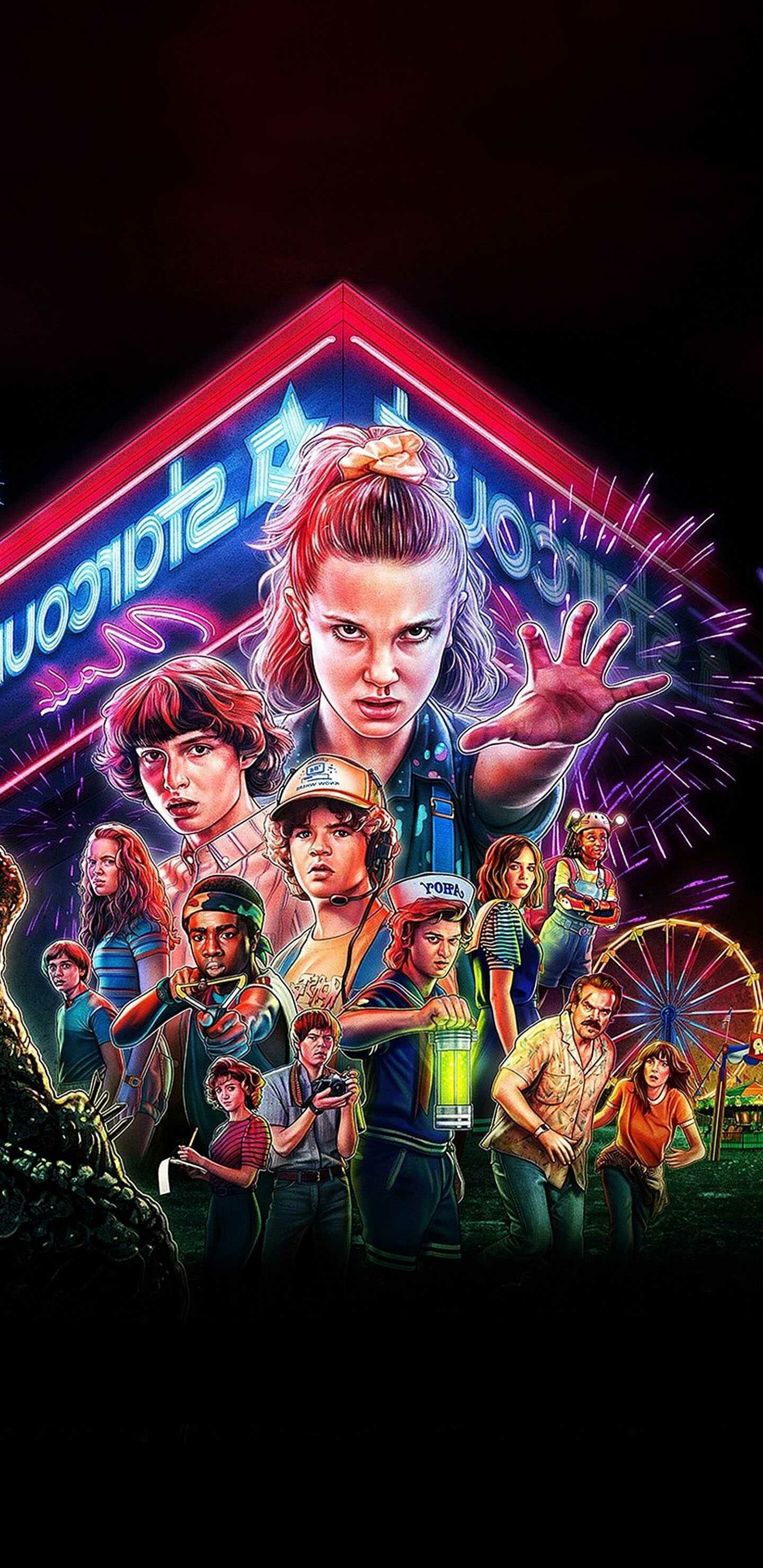 Stranger Things, Wallpaper, Idlewp, 1440x2960 HD Phone