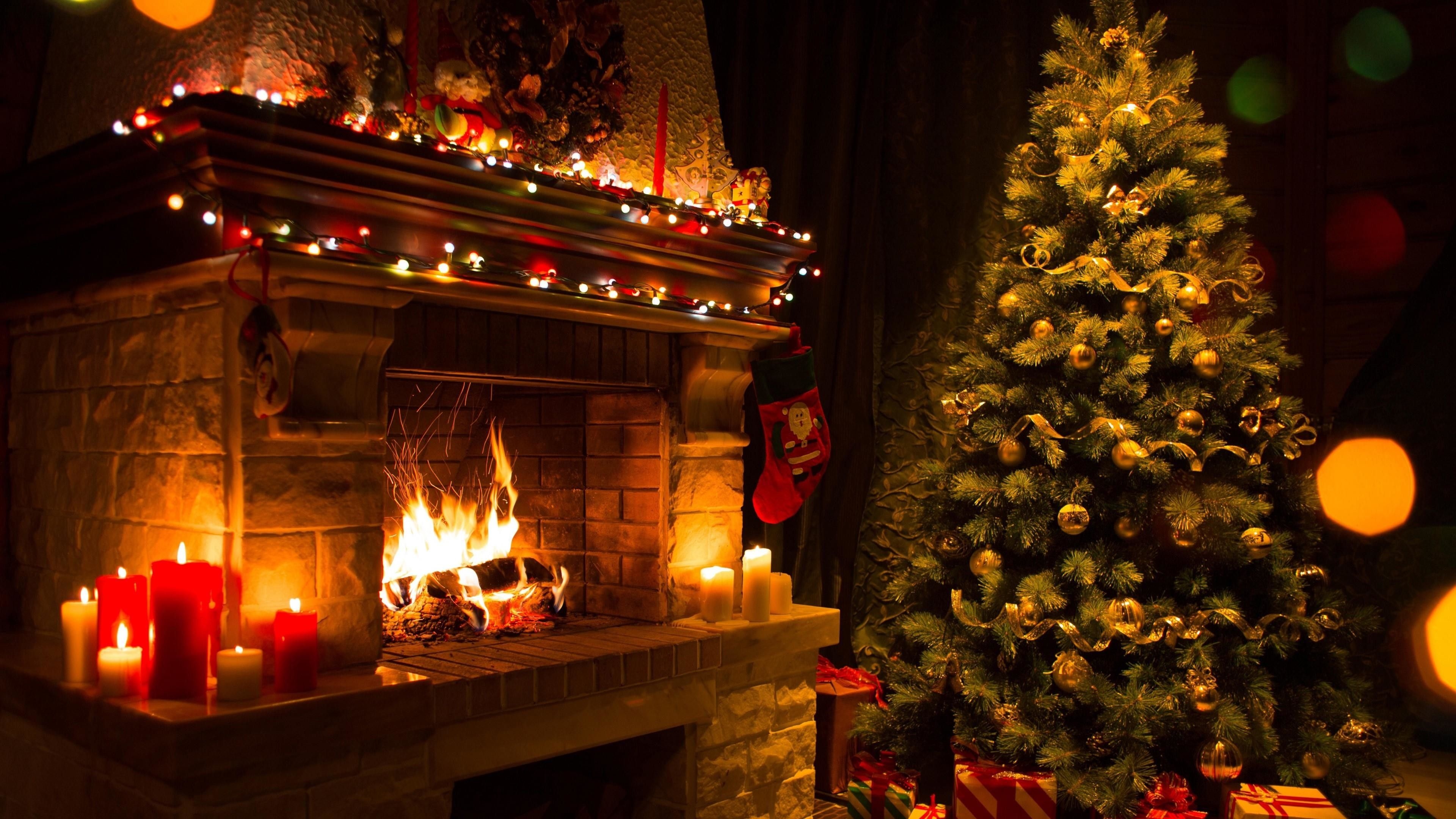 Candles, Fireplaces Wallpaper, 3840x2160 4K Desktop