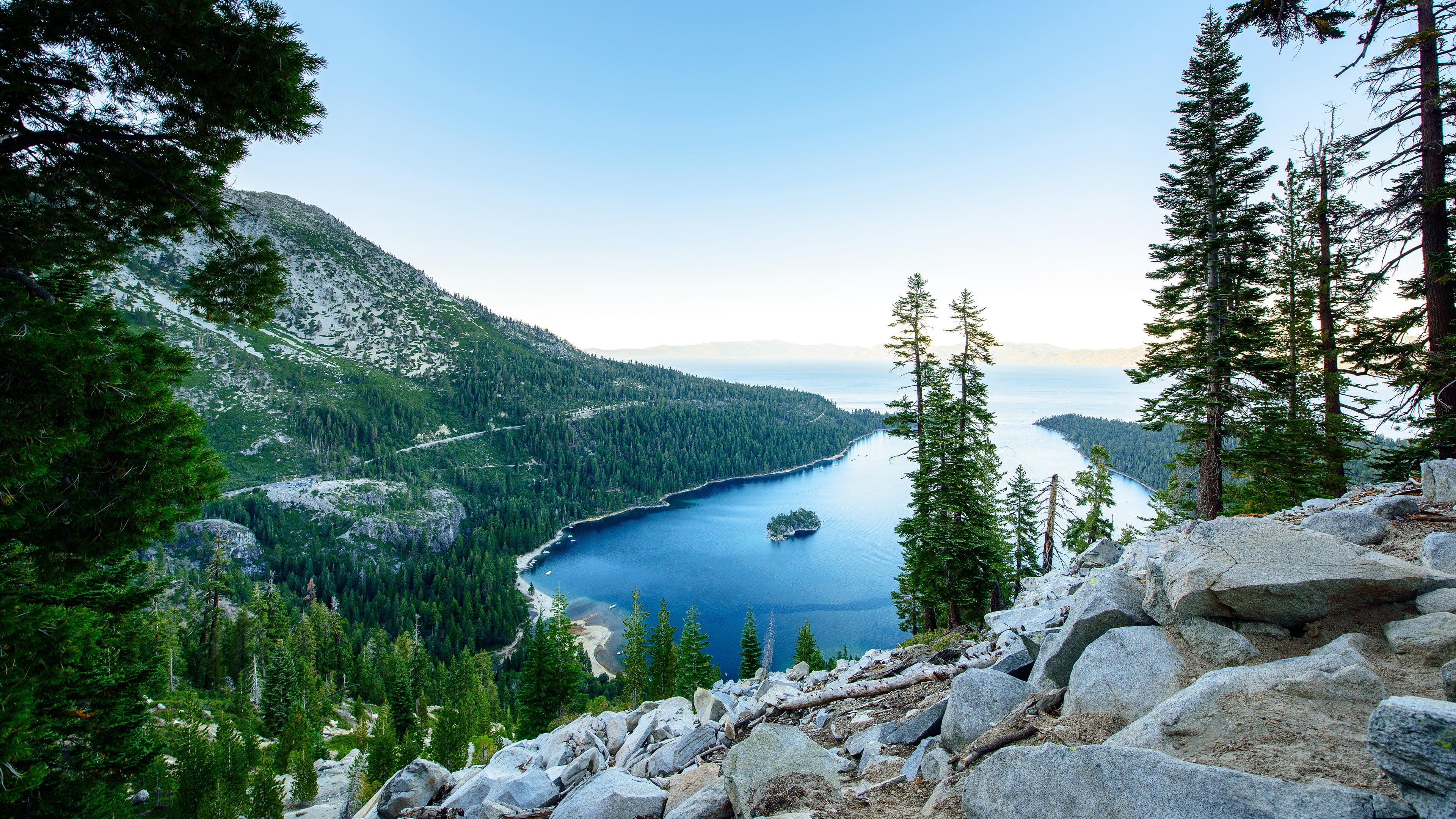 Lake Tahoe, Emerald Bay, Michelle Tremblay's screensaver, Photos, 3840x2160 4K Desktop