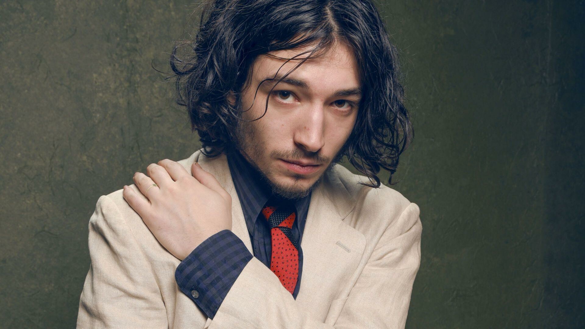 Ezra Miller, Versatile actor, Striking wallpapers, Unique style, 1920x1080 Full HD Desktop