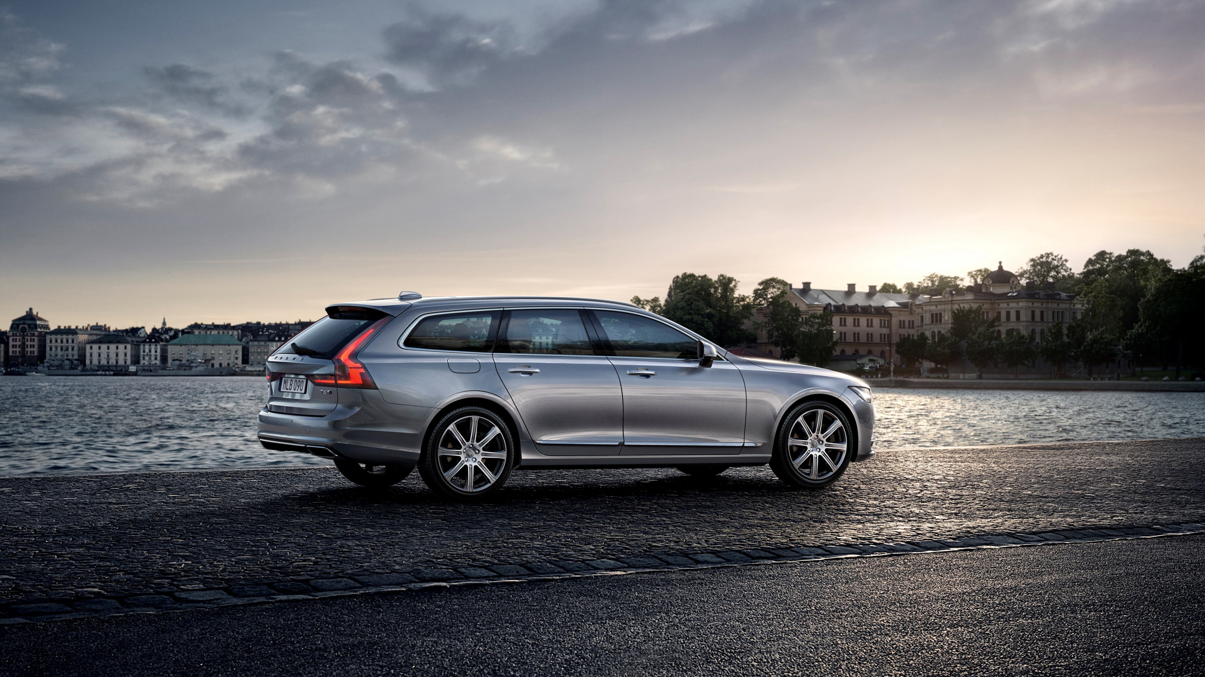 Volvo V90, Geneva motor show, Sedan grey, Cars u0026 bikes, 3840x2160 4K Desktop