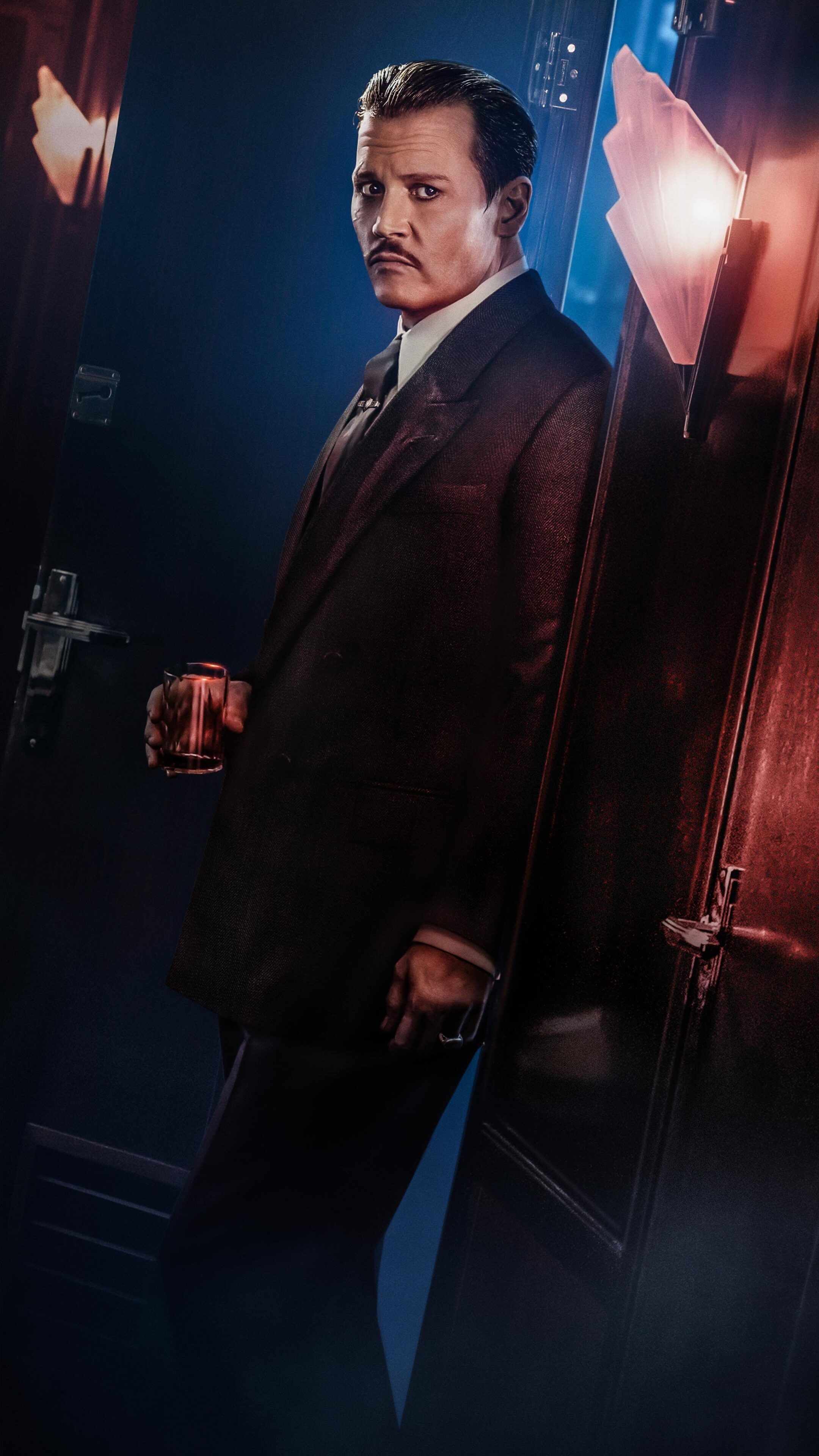 Johnny Depp, Movies, Murder on the Orient Express, Sony Xperia, 2160x3840 4K Phone