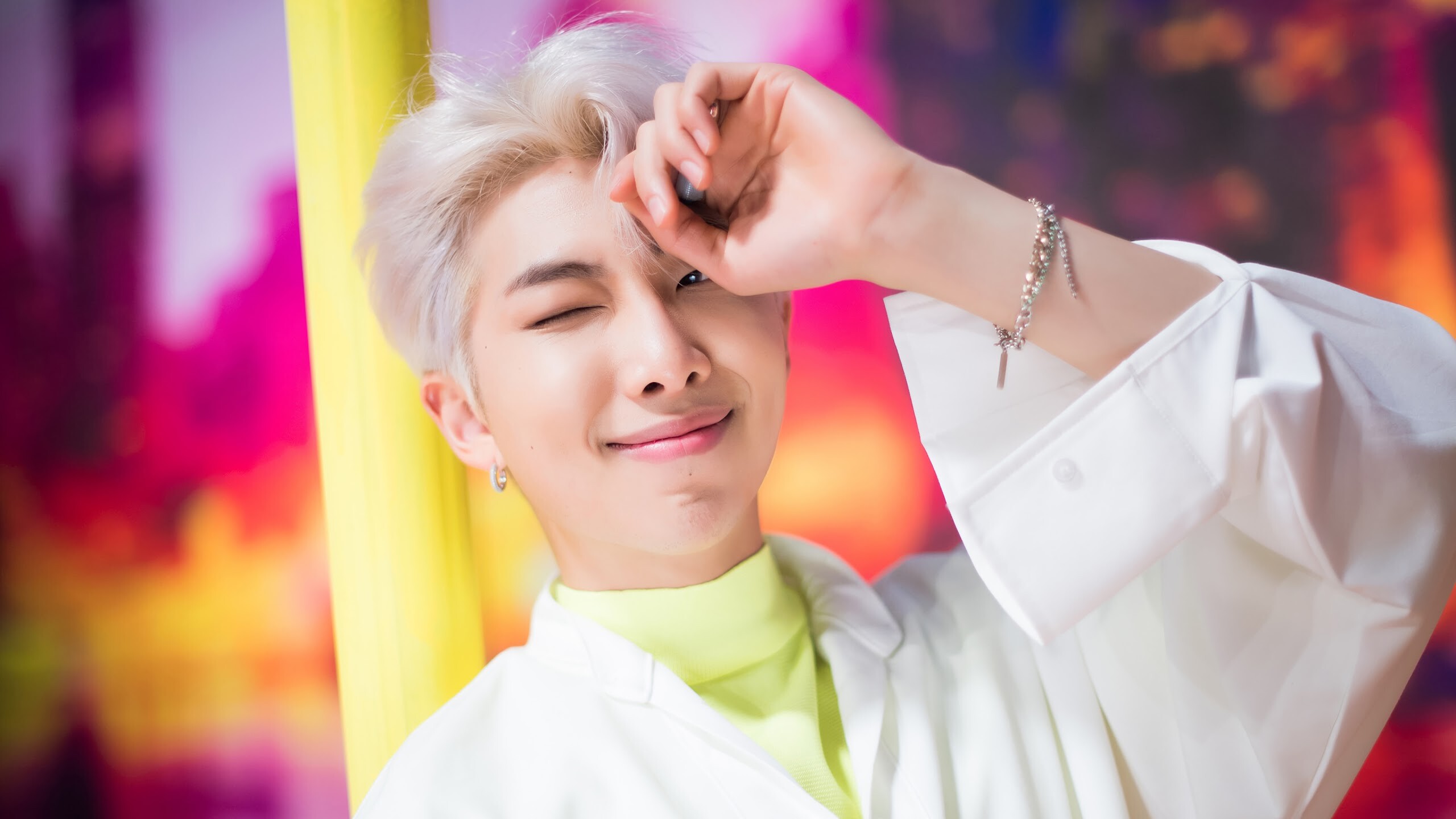 BTS, RM's Boy With Luv wallpaper, Inspiring lyrics, Catchy music, 2560x1440 HD Desktop