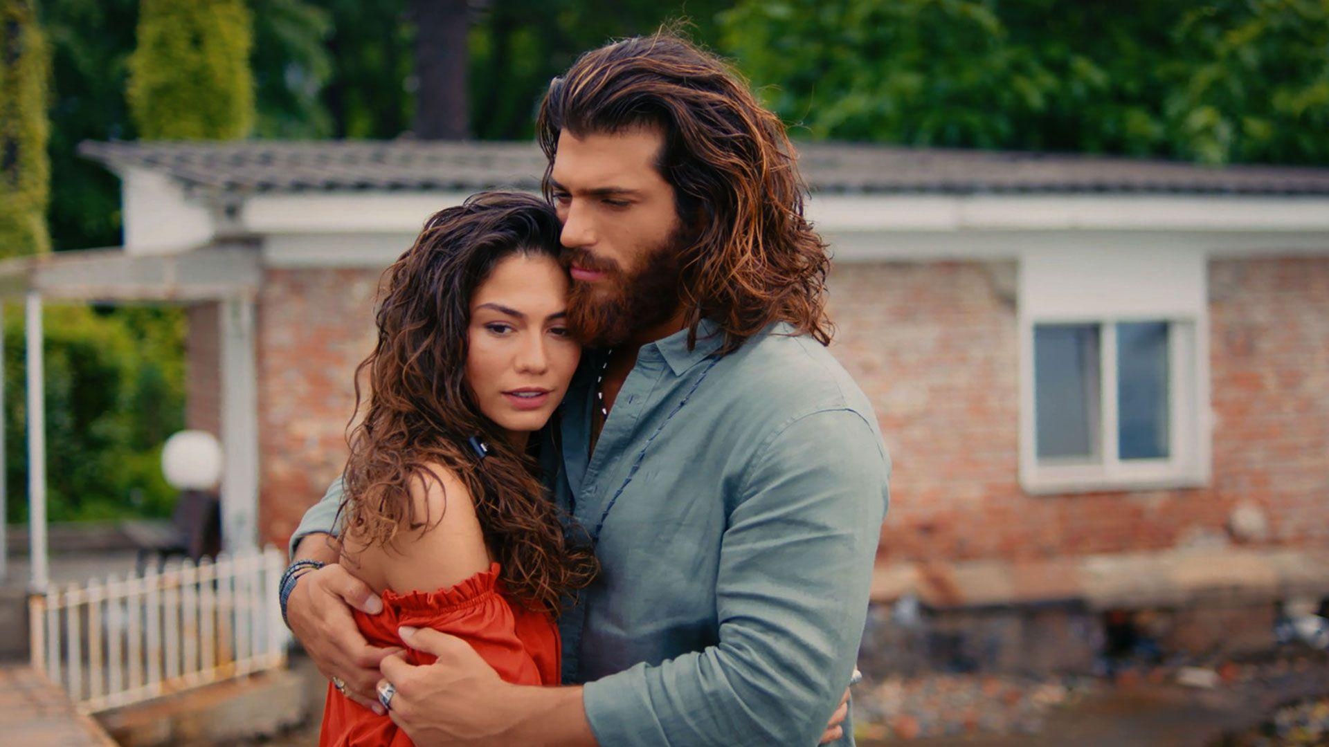 Can Yaman, Sanem, Beautiful couple, TV show, 1920x1080 Full HD Desktop