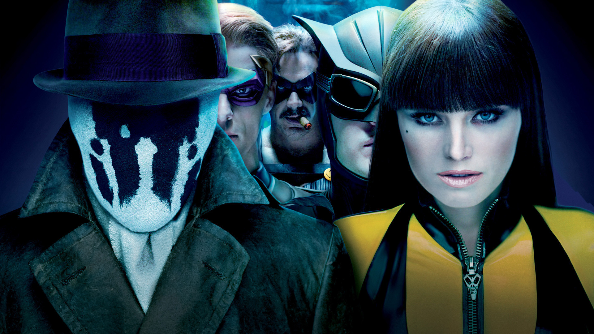 Rorschach, The Comedian, Watchmen, Silk Spectre, Nite Owl, Epic wallpaper, 1920x1080 Full HD Desktop