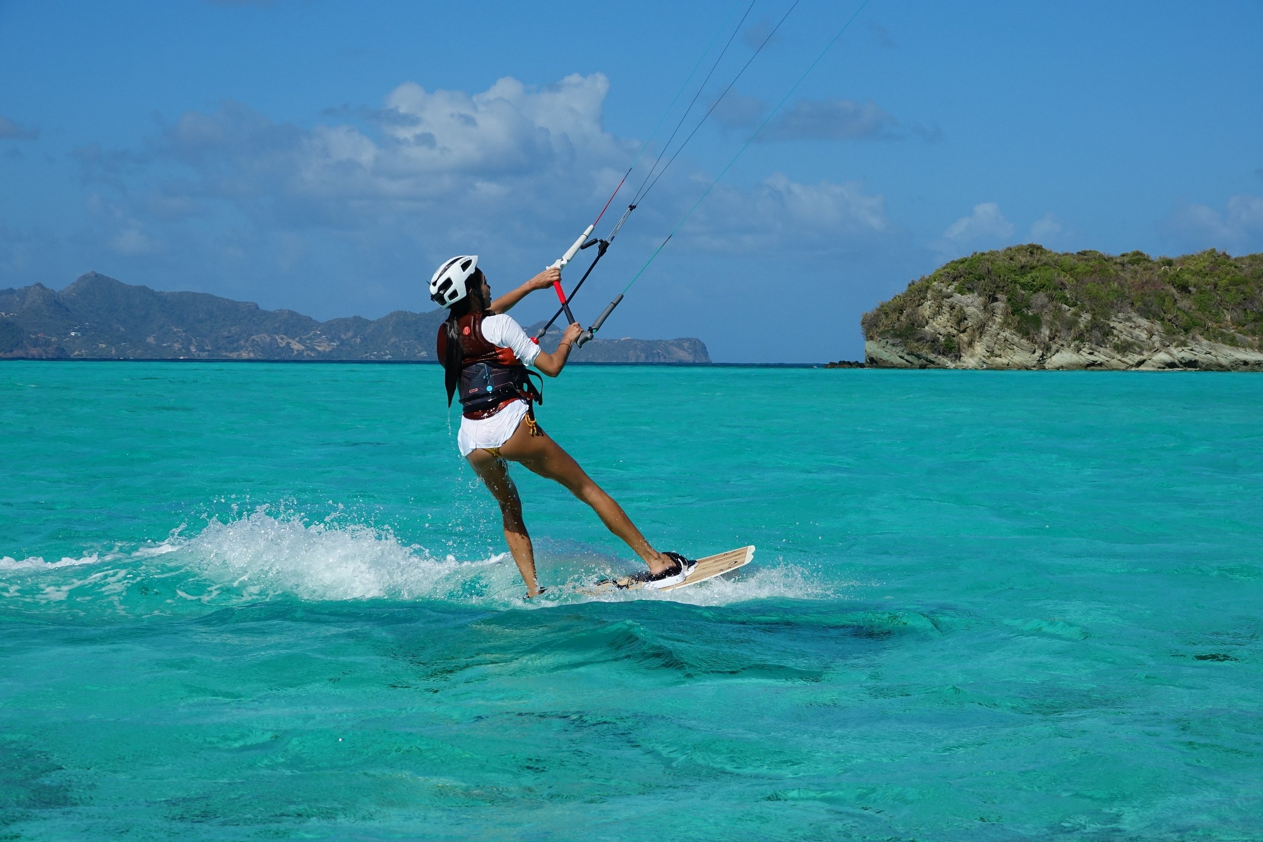 Kiteboarding, Thrilling action, Adventure on the waves, Heart-pounding kiteboarding, 2500x1670 HD Desktop