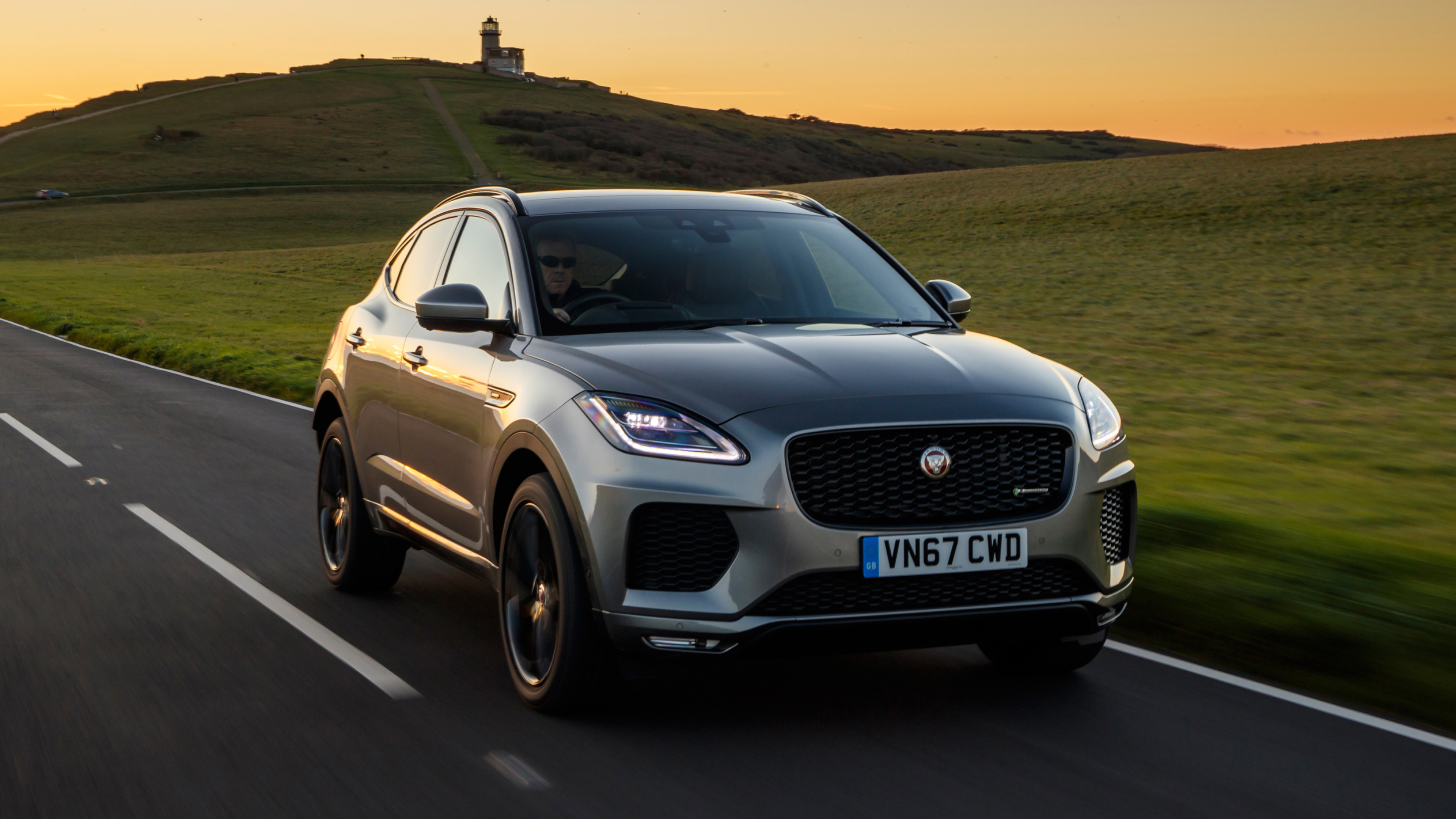 Jaguar E-PACE, Desktop wallpapers, UK-spec model, SUV showcase, 3840x2160 4K Desktop