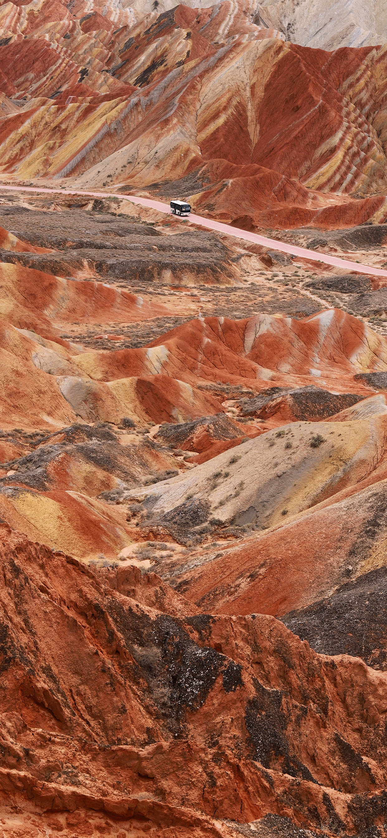 Rainbow mountain, Peru, Outdoor adventure, Stunning landscape, 1250x2690 HD Phone