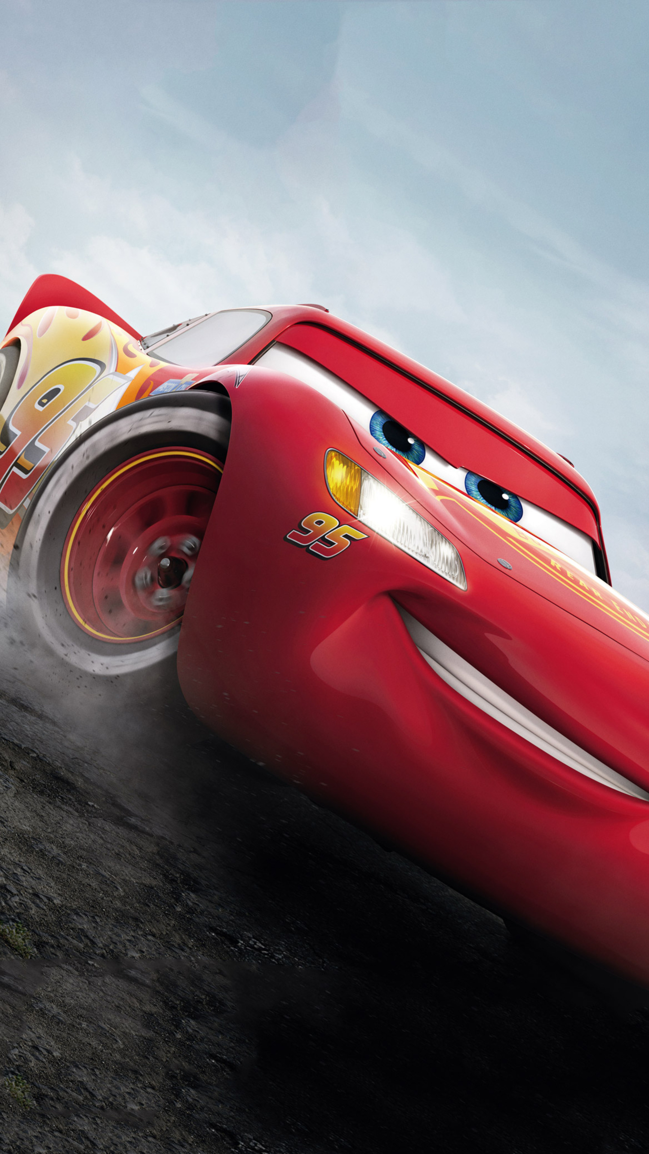 Lightning McQueen, Sony Xperia, HD 4K wallpapers, Images, 2160x3840 4K Phone