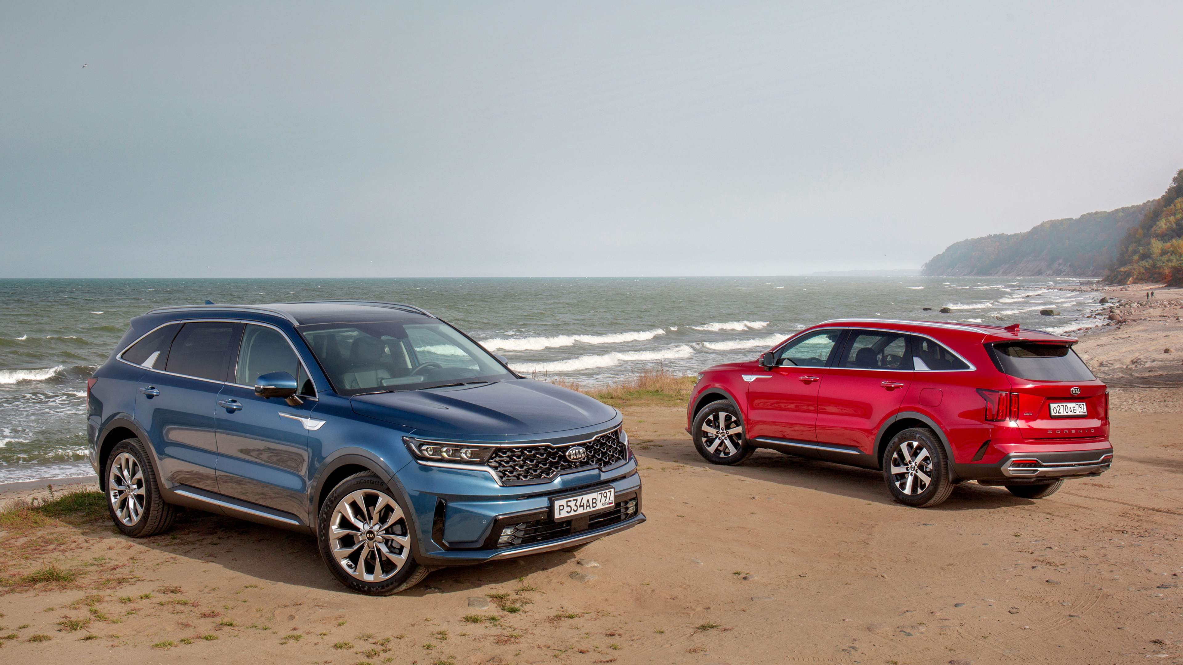 Kia Sorento, Desktop wallpapers, CIS spec 2020, 3840x2160 4K Desktop