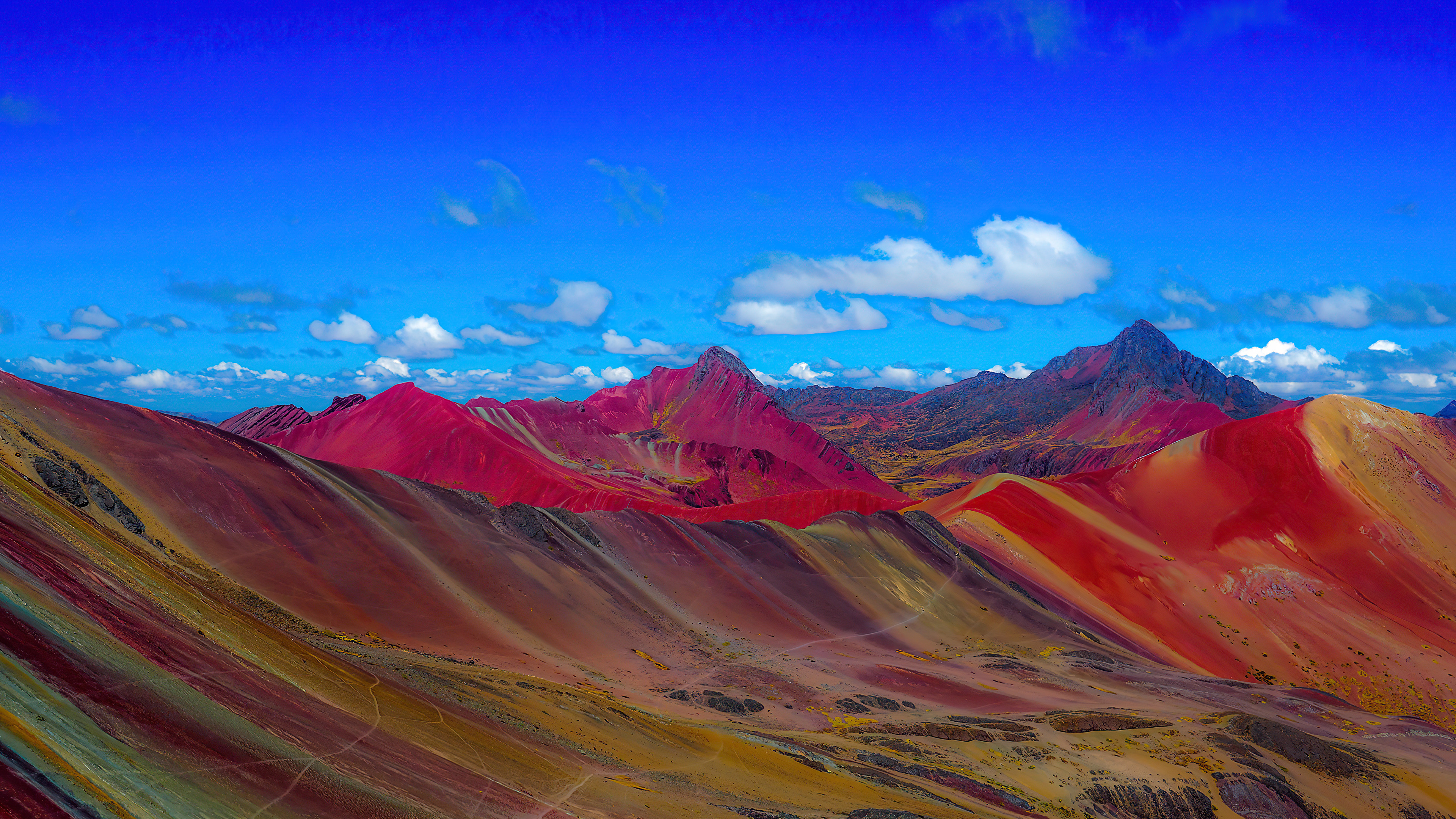 Rainbow Mountains, Peru Wallpaper, 3840x2160 4K Desktop