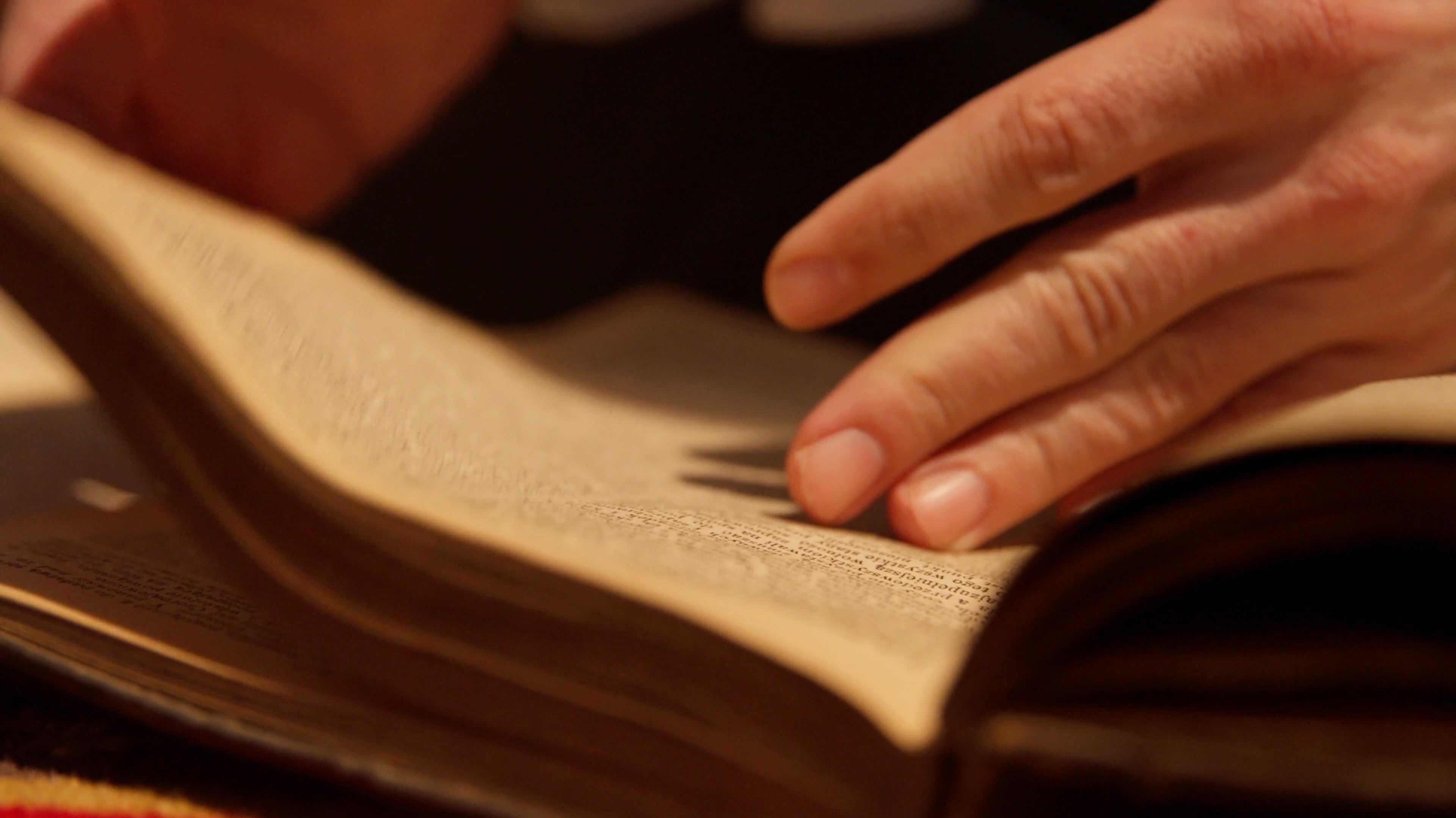 Person flipping through book pages, Reading journey, Story immersion, Page-turning suspense, 3840x2160 4K Desktop