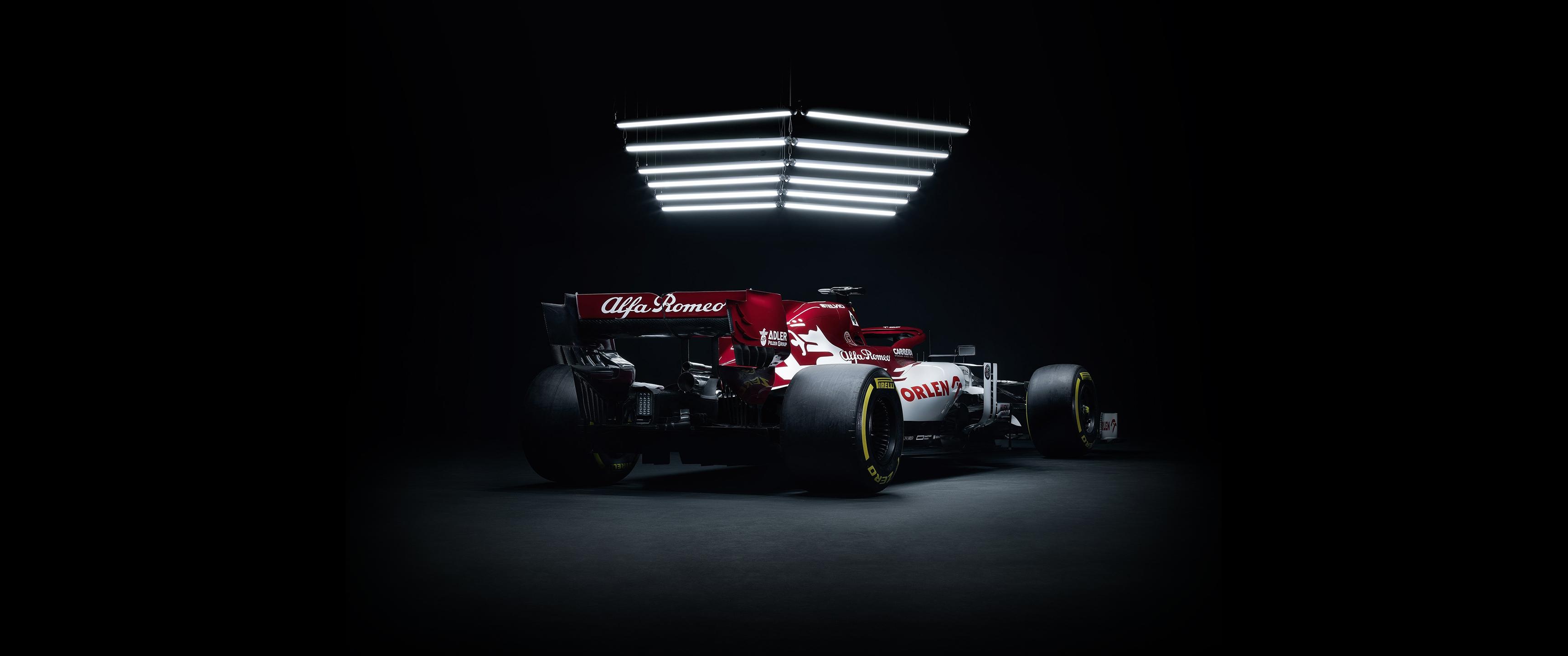 Alfa Romeo C39, Formula 1 Wallpaper, 3440x1440 Dual Screen Desktop