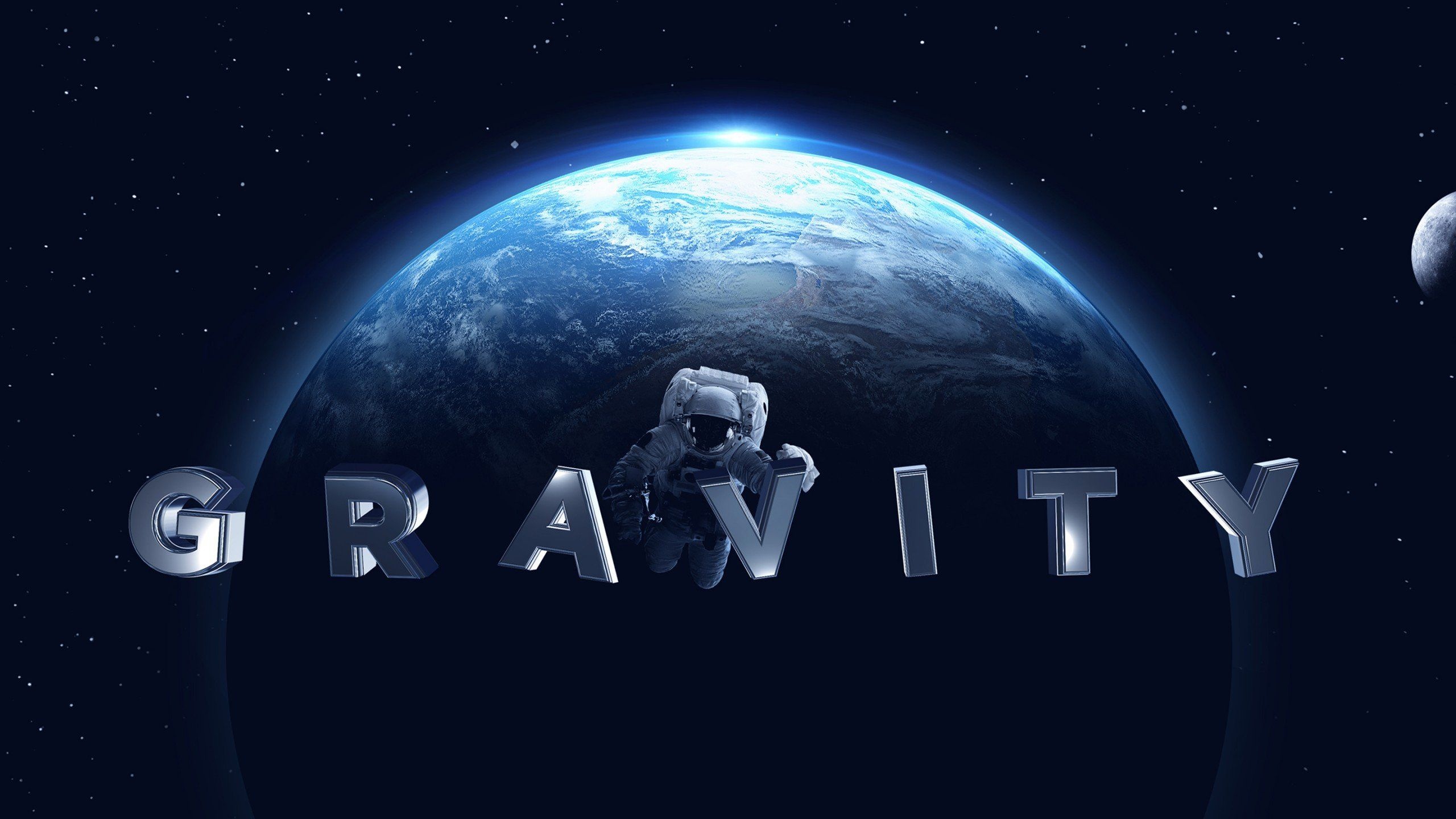 Gravity movie, HD wallpaper, Striking visuals, Wallpaper aesthetics, 2560x1440 HD Desktop