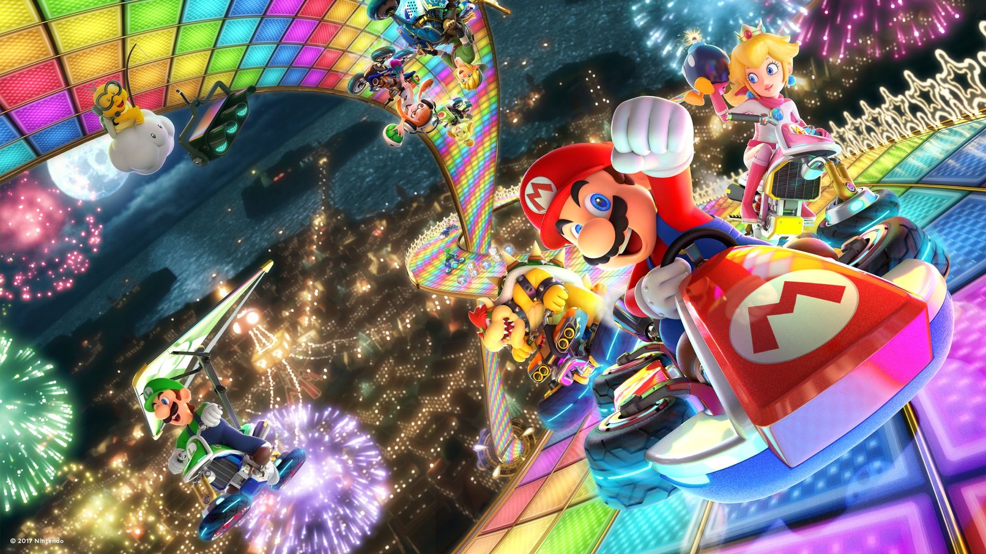 Mario Kart, Switch gaming wallpapers, Nintendo's finest, Gaming immersion, 1920x1080 Full HD Desktop