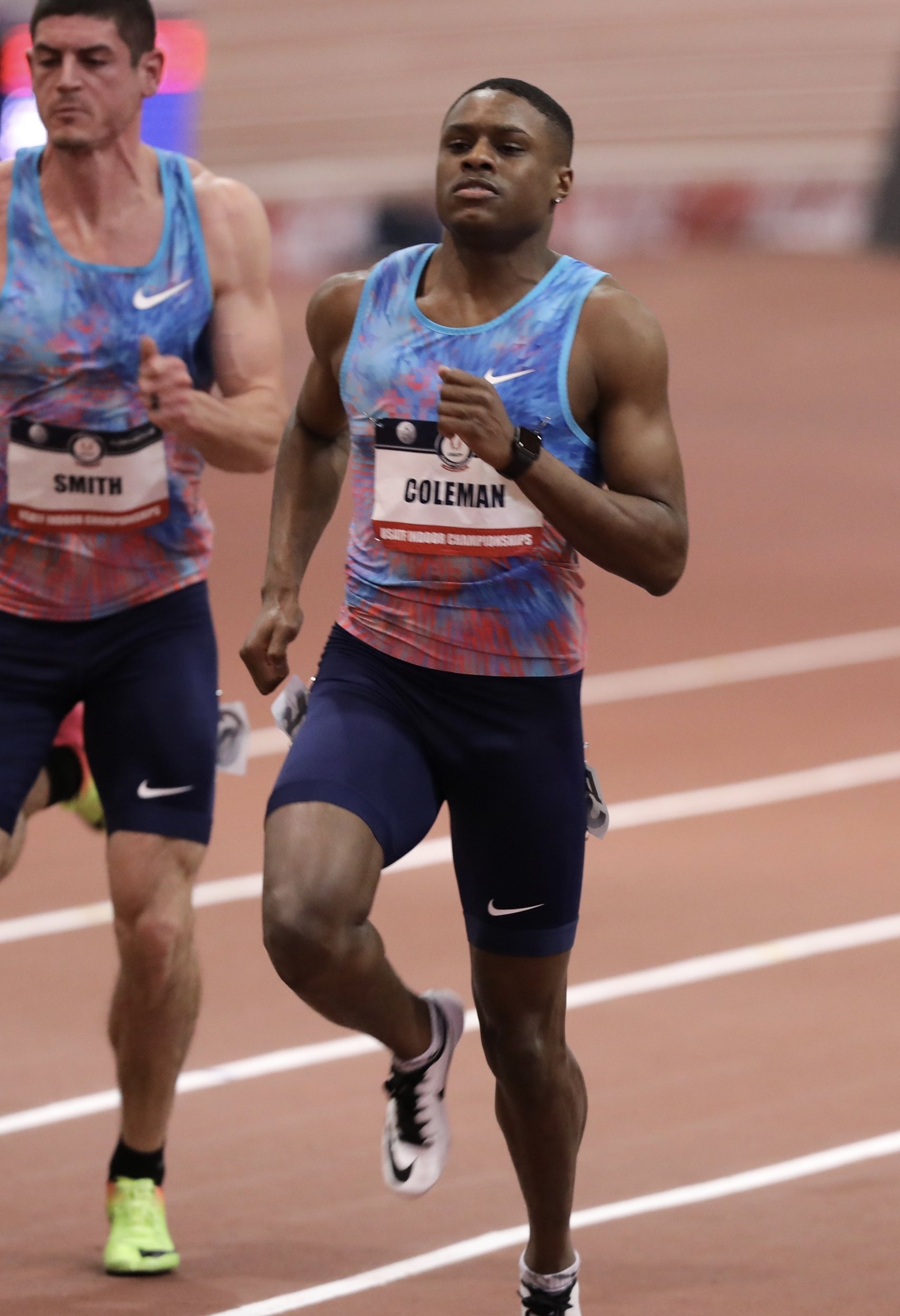 Christian Coleman, Surprising defeat, 60m world championship, 1710x2500 HD Phone