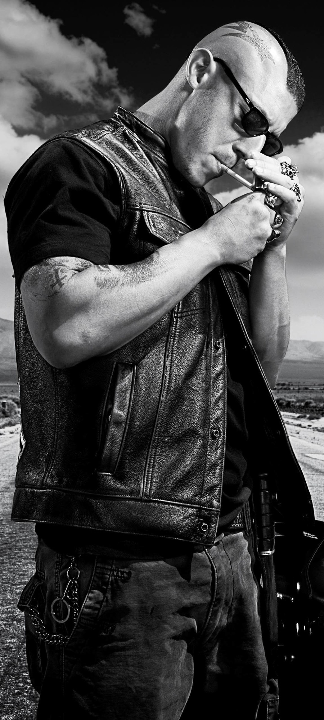 Juice Ortiz, Sons of Anarchy, Leather biker vest, HD Phone wallpaper