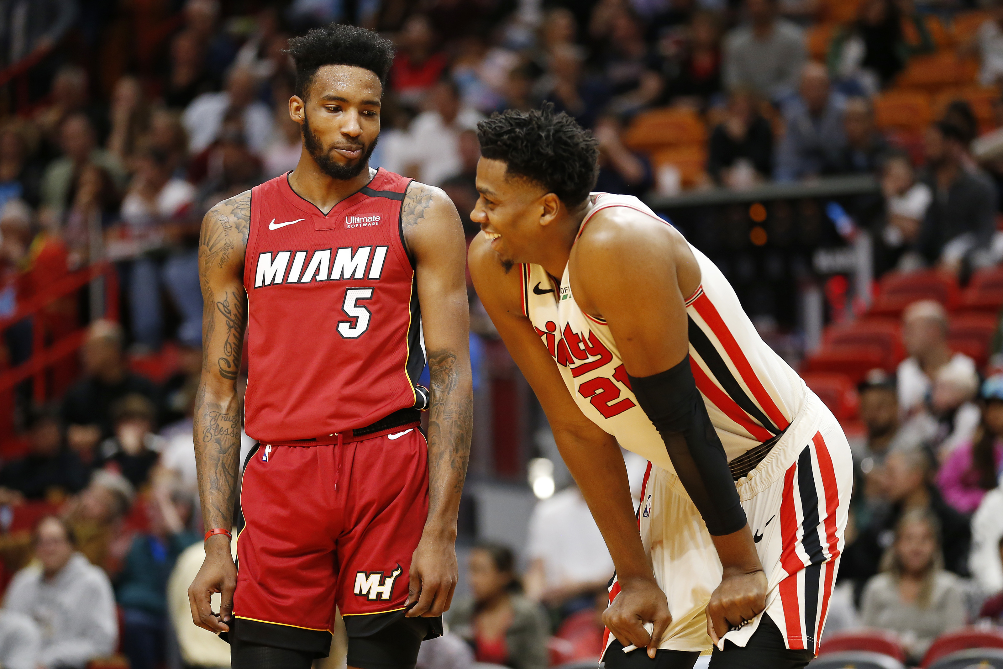 Derrick Jones Jr., Hassan Whiteside Wallpaper, 3200x2140 HD Desktop