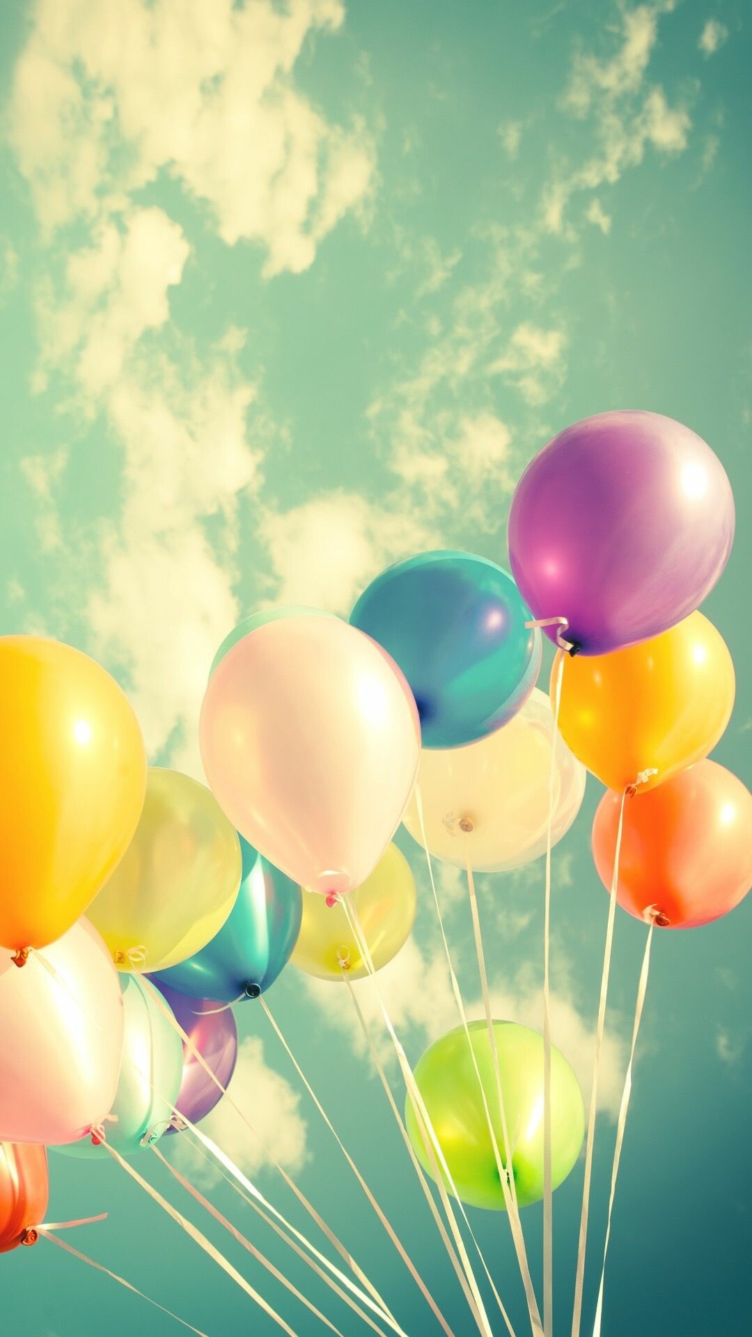 Balloons photography, Vibrant party decor, Playful atmosphere, Festive wallpaper, 1080x1920 Full HD Phone