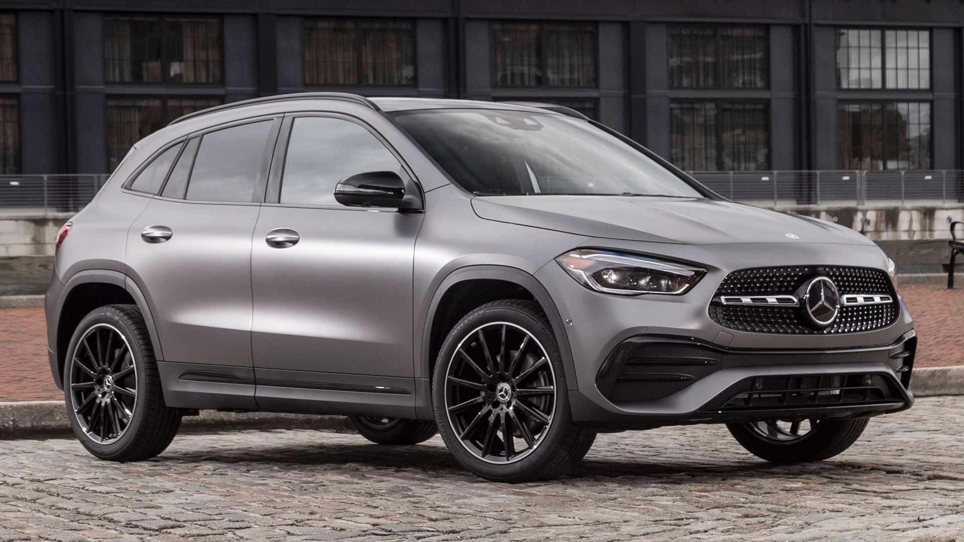 Mercedes-Benz GLA, Stylish compact car, 2021 model, Car pixel, 1920x1080 Full HD Desktop
