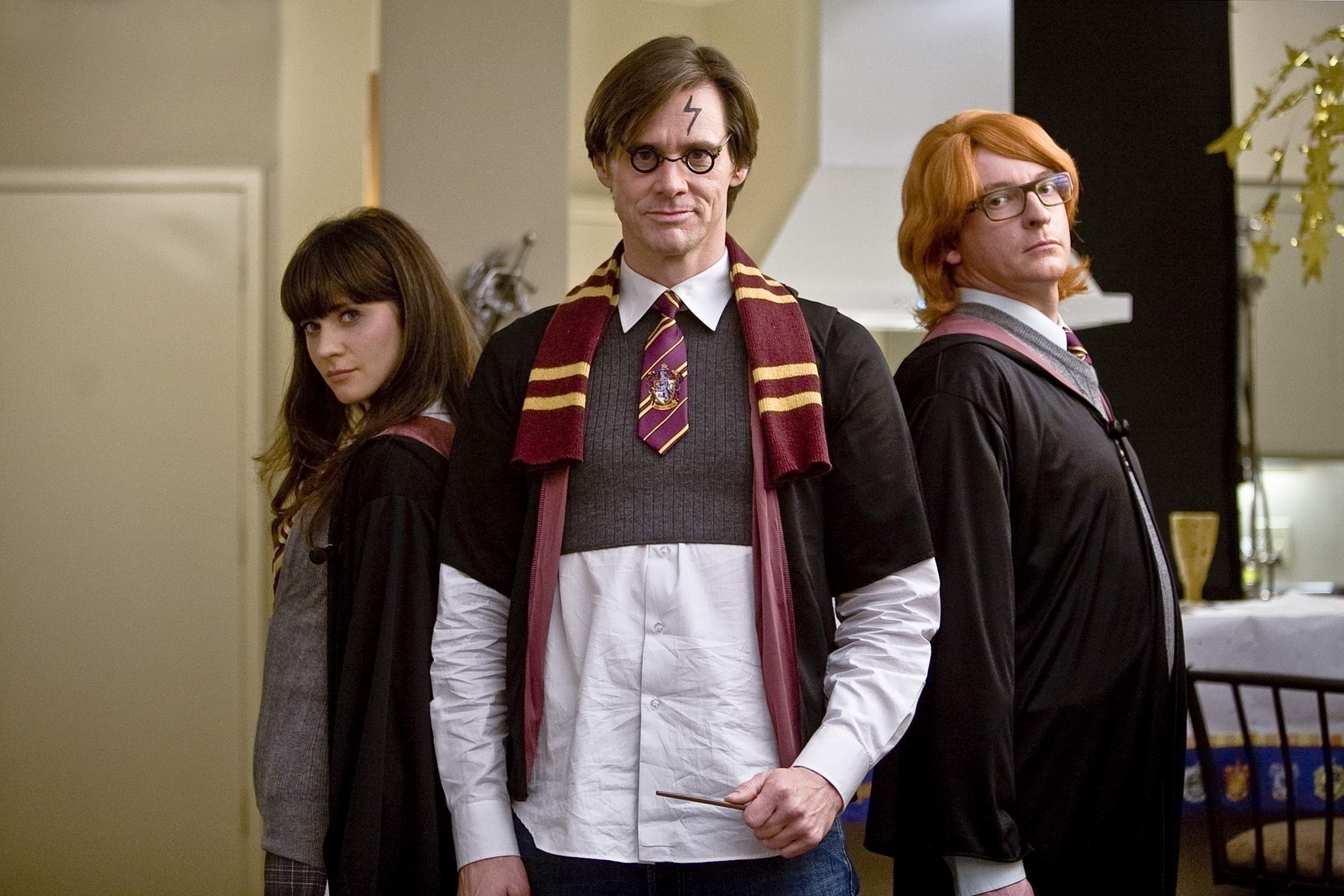 Yes Man, Movie wallpaper, Pottery scar reference, Harry Potter, 2160x1440 HD Desktop