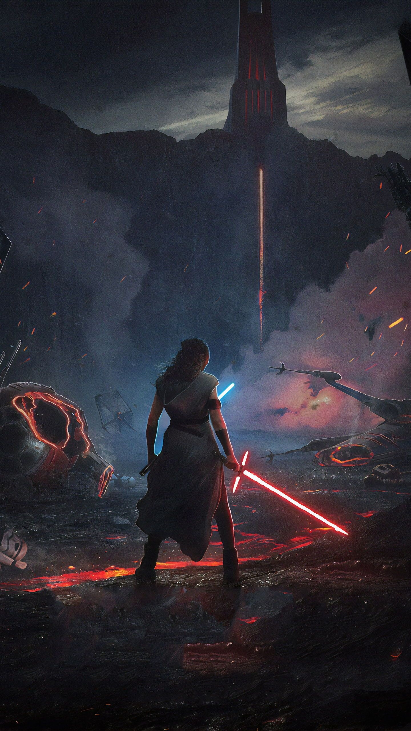 Rey (Star Wars), Rise of Skywalker, Must-watch movie, Star Wars wallpaper, 1440x2560 HD Phone