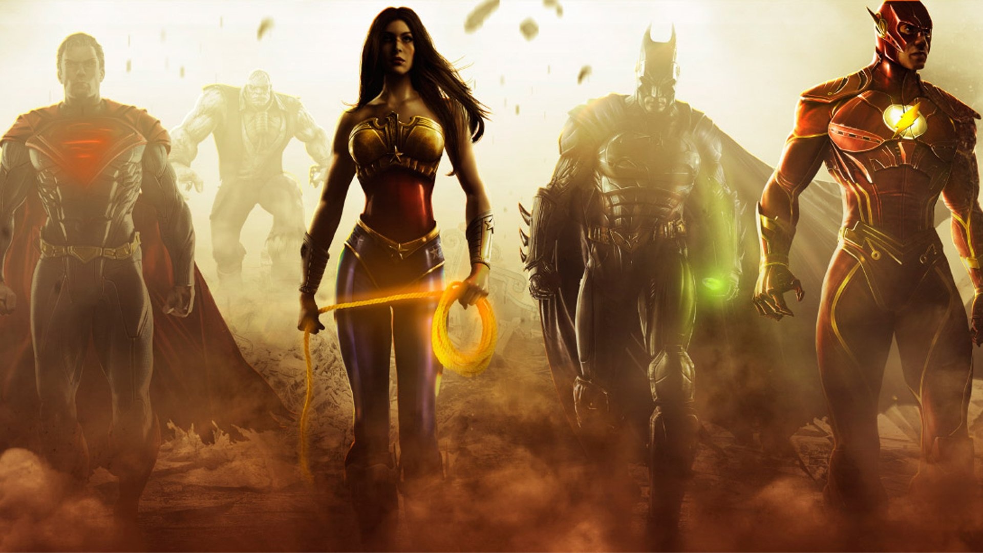 Injustice: Gods Among Us, HD wallpapers, Superhero roster, Gaming visuals, 1920x1080 Full HD Desktop