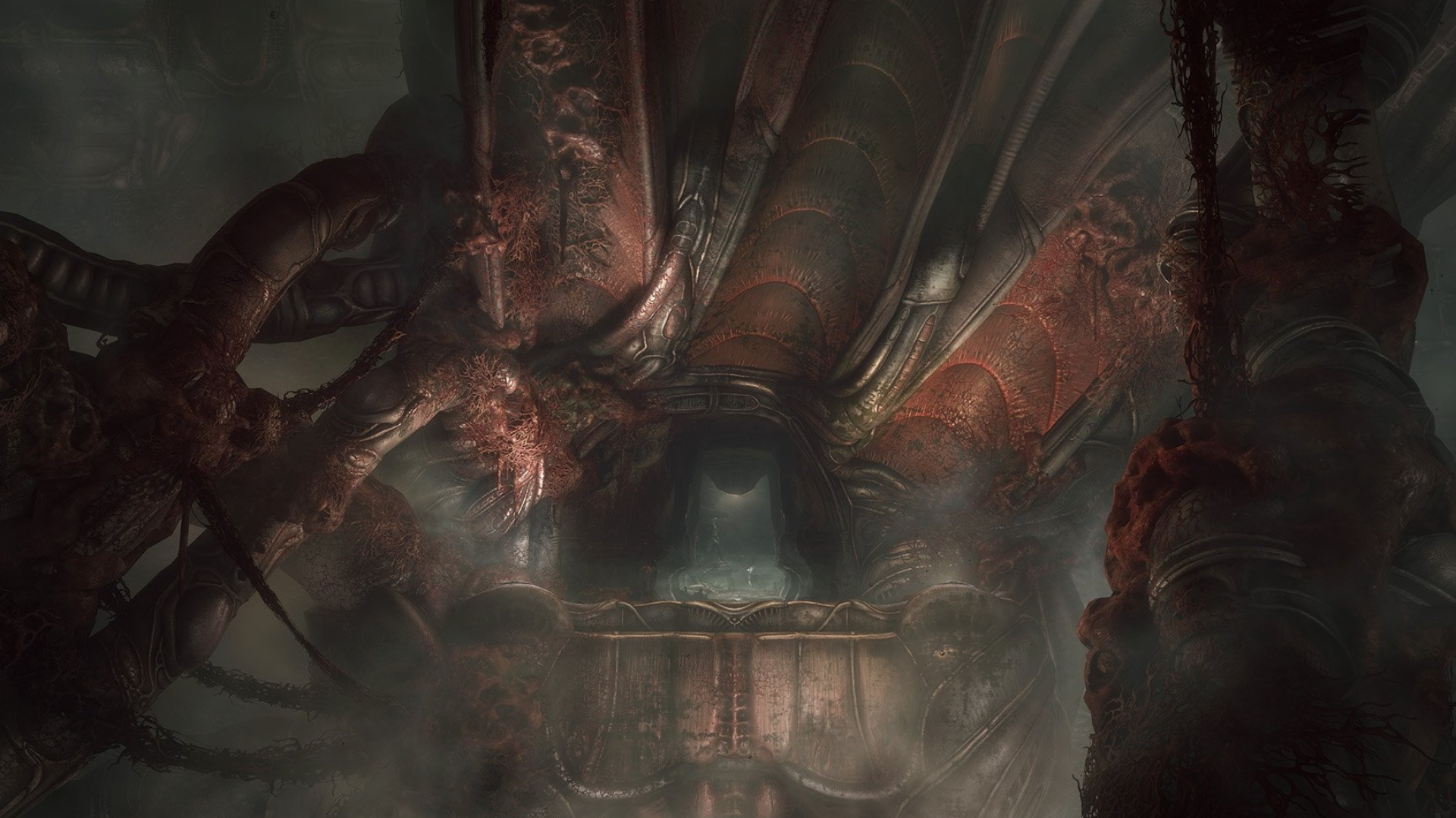 Scorn 2022 release, Immersive gameplay, Creepy atmosphere, Mysterious journey, 1920x1080 Full HD Desktop
