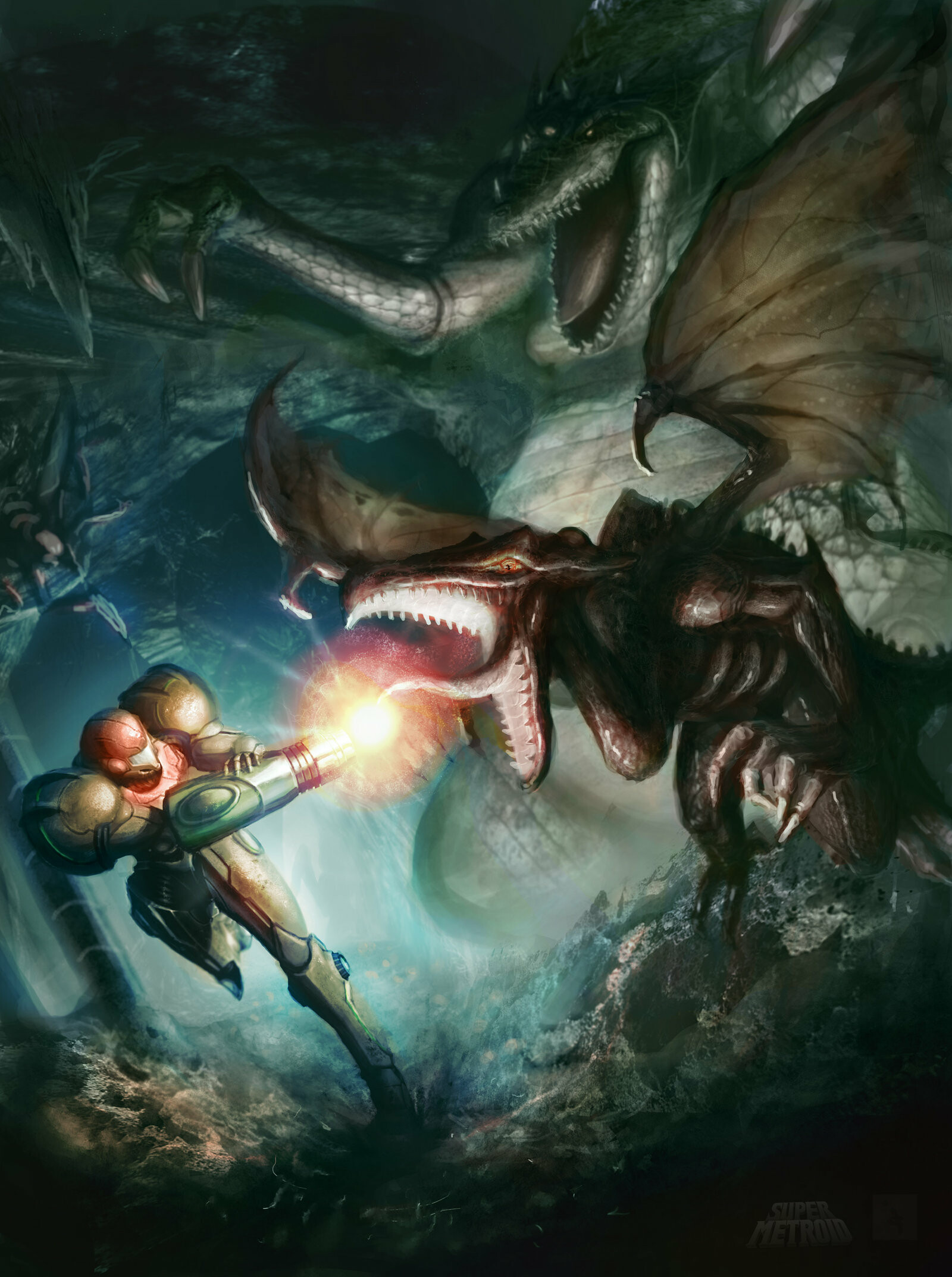 Artwork, Metroid Dread Wallpaper, 1600x2150 HD Phone