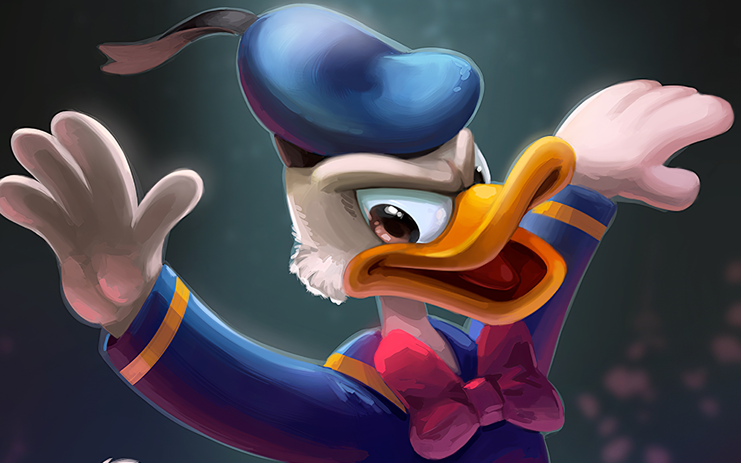 Donald Duck, 4K resolution, HD wallpapers, Animation, 2560x1600 HD Desktop