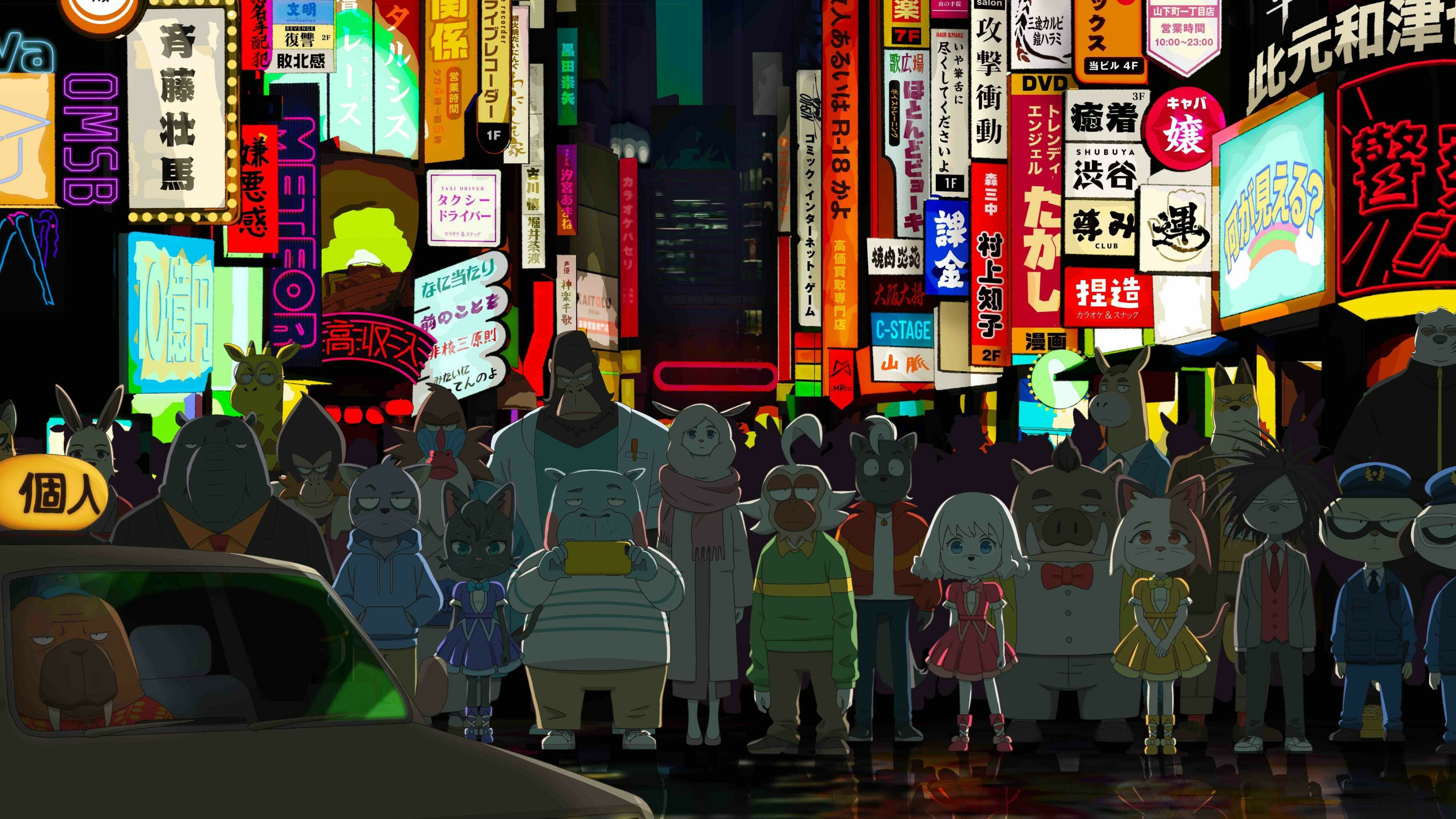 Odd Taxi, Anime album, Visually stunning, Fan-favorite moments, 3840x2160 4K Desktop