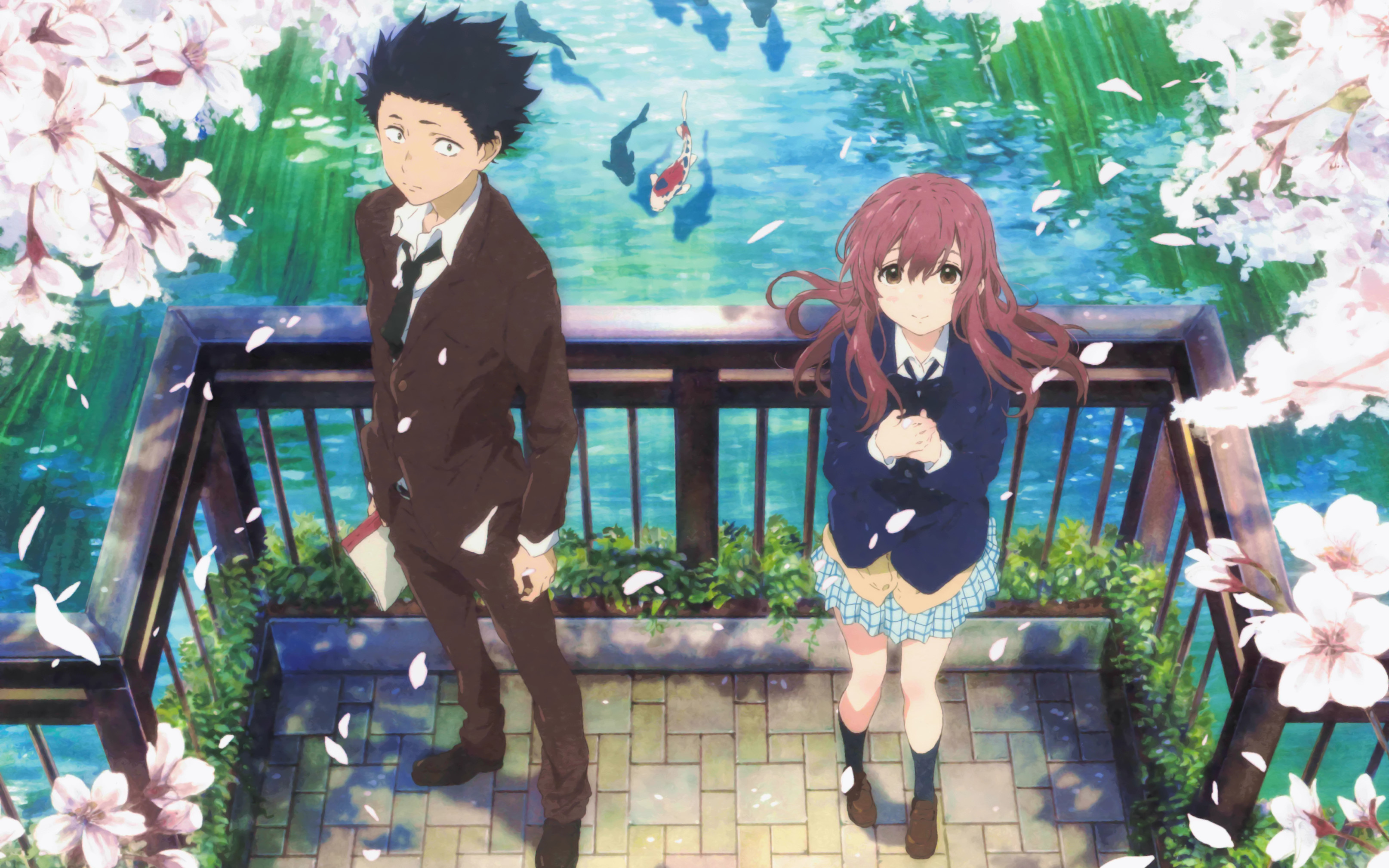 A Silent Voice, Anime wallpaper, Michelle Johnson, 3230x2020 HD Desktop
