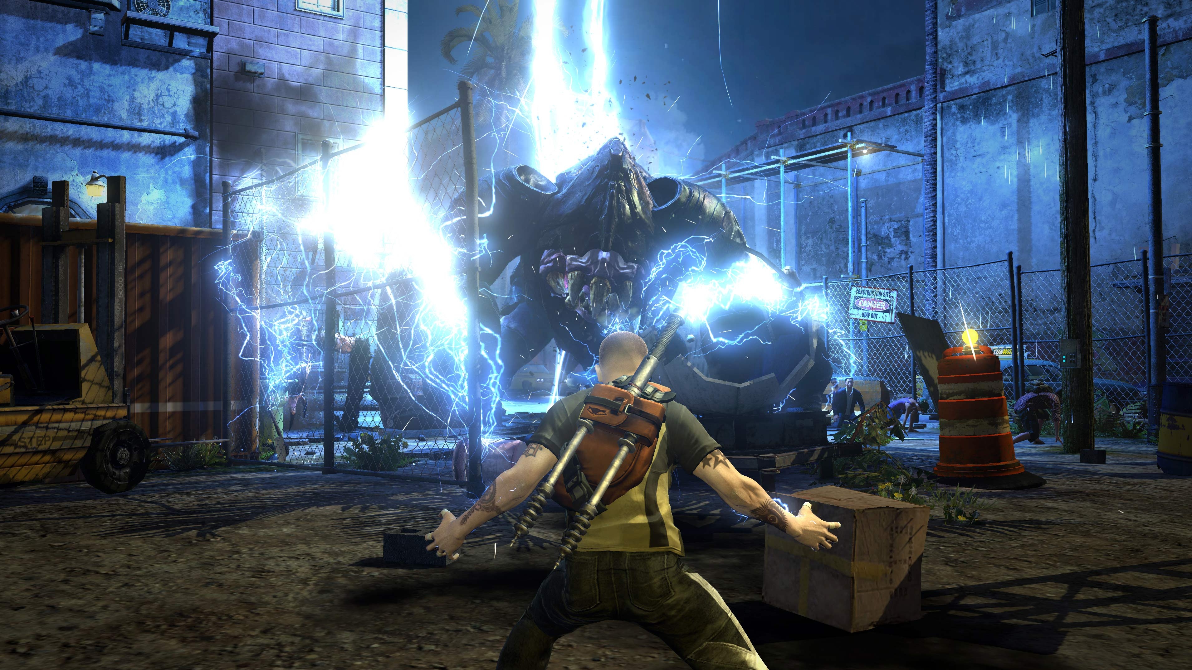 inFAMOUS 2, Striking wallpapers, Thrilling visuals, Intense atmosphere, 3820x2150 HD Desktop