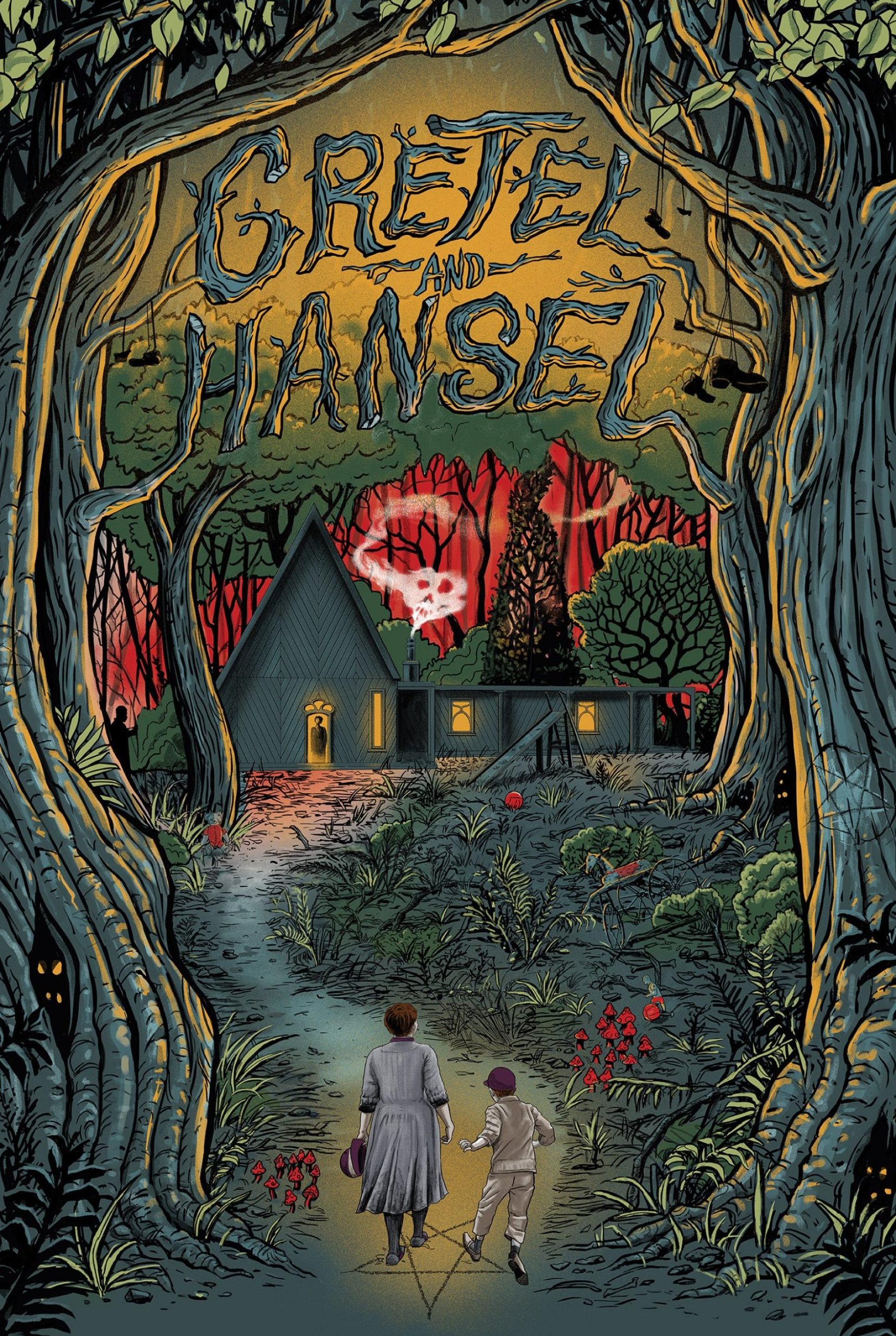 Gary Pullin, Creepy Forest, Desktop Tablet Mobile, Dark Fairy Tale, 1720x2560 HD Phone