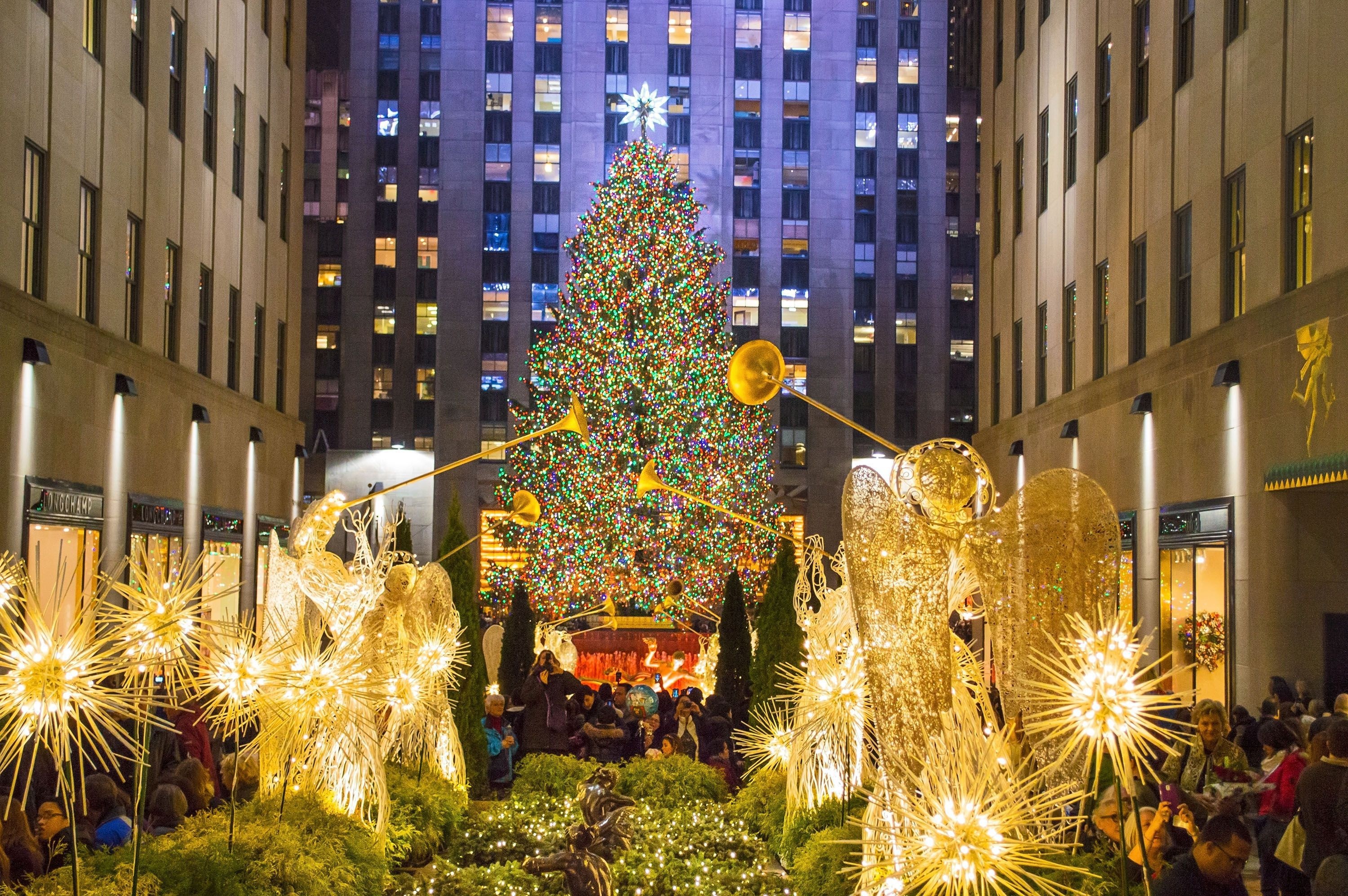Rockefeller Center, NYC landmark, Urban architecture, Cityscape, 3000x2000 HD Desktop