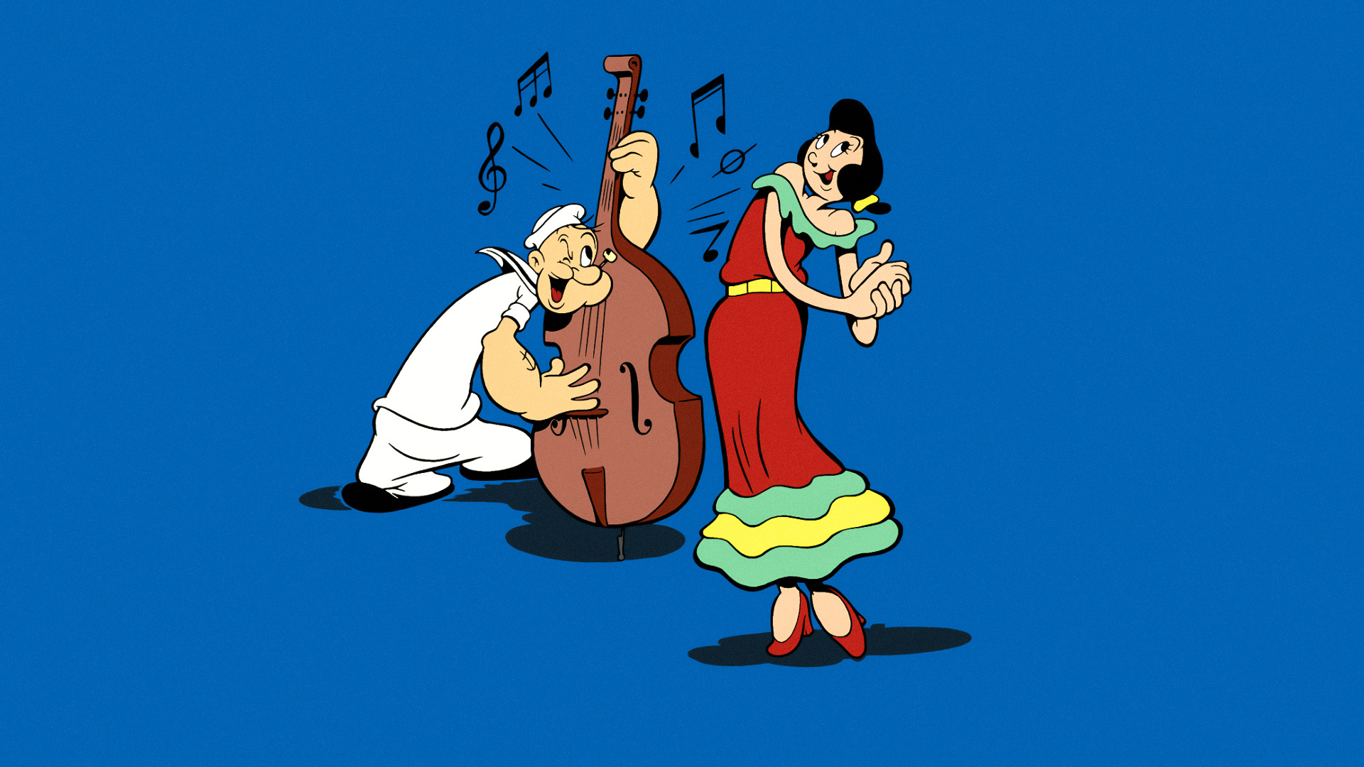 Popeye the Sailor Animation, Popeye the Sailor, TV fanart, 1920x1080 Full HD Desktop