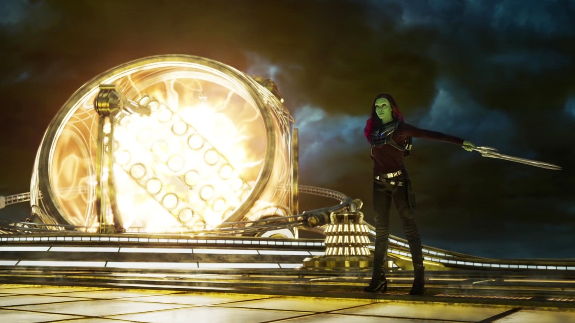 Zoe Saldana, Guardians Of The Galaxy, Movies, Zoe Saldana Gamora wallpaper, 1920x1080 Full HD Desktop