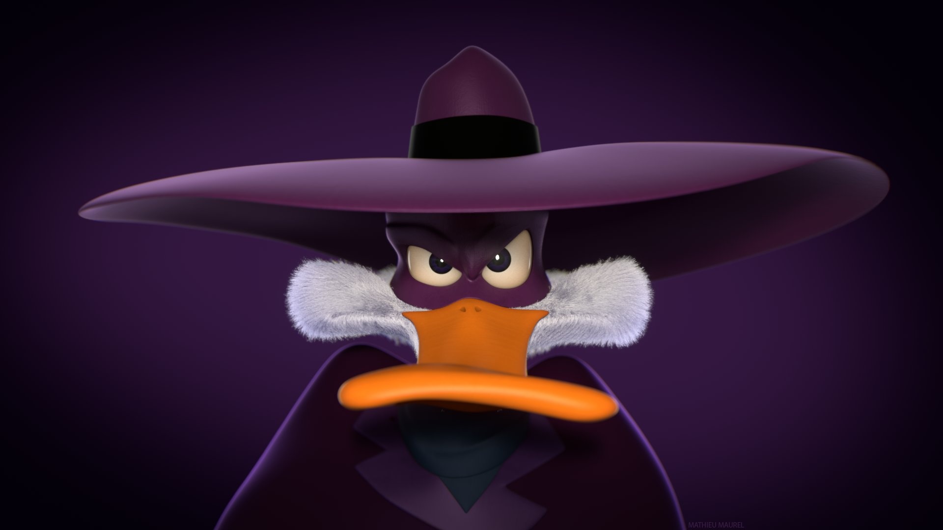 Darkwing Duck animation, ArtStation Myster Mask, ArtStation, 1920x1080 Full HD Desktop